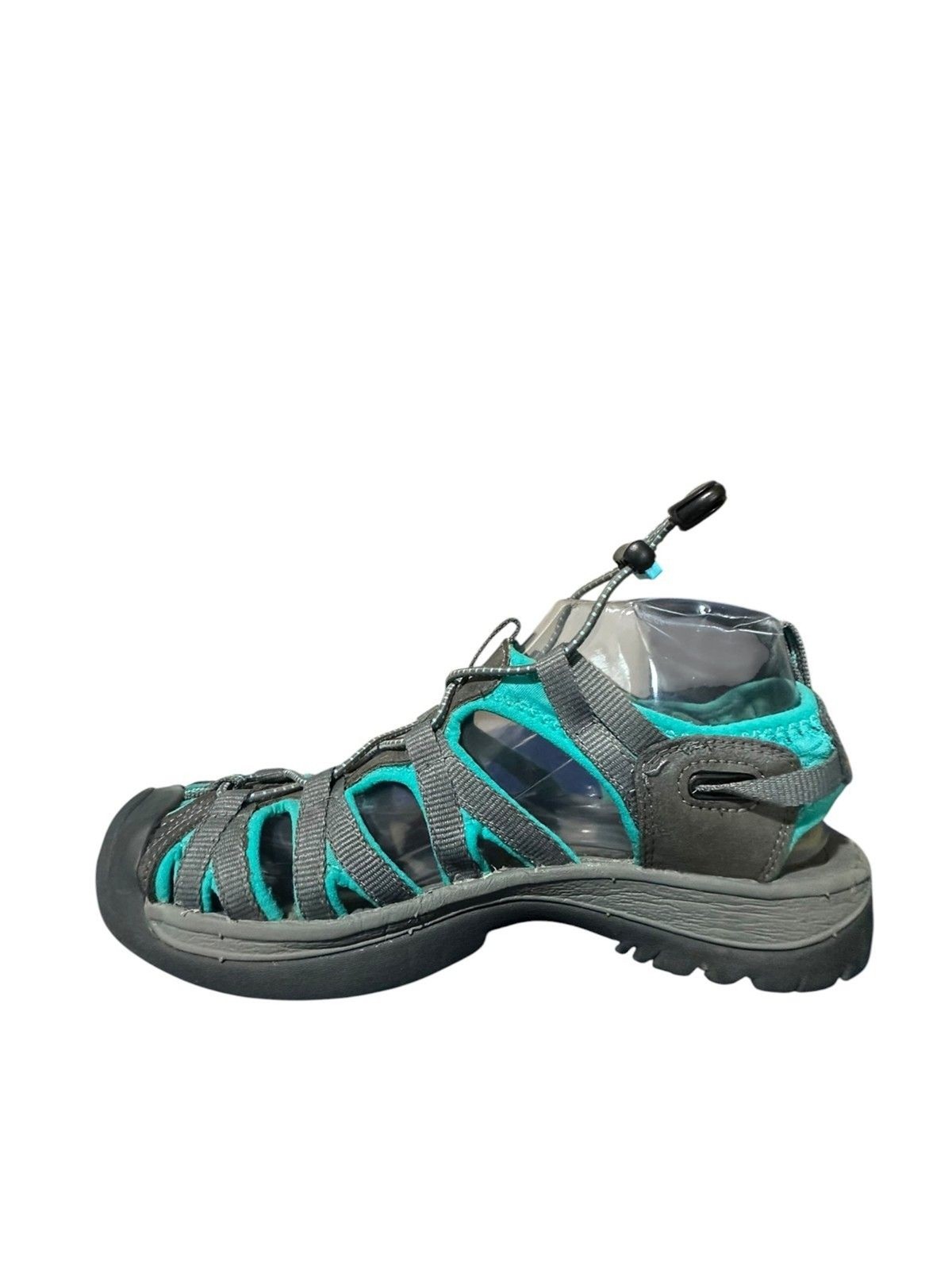 KEEN Whisper Womens Size 8 Dark Shadow Aqua Blue/ Gray Athletic Hiking Sandals