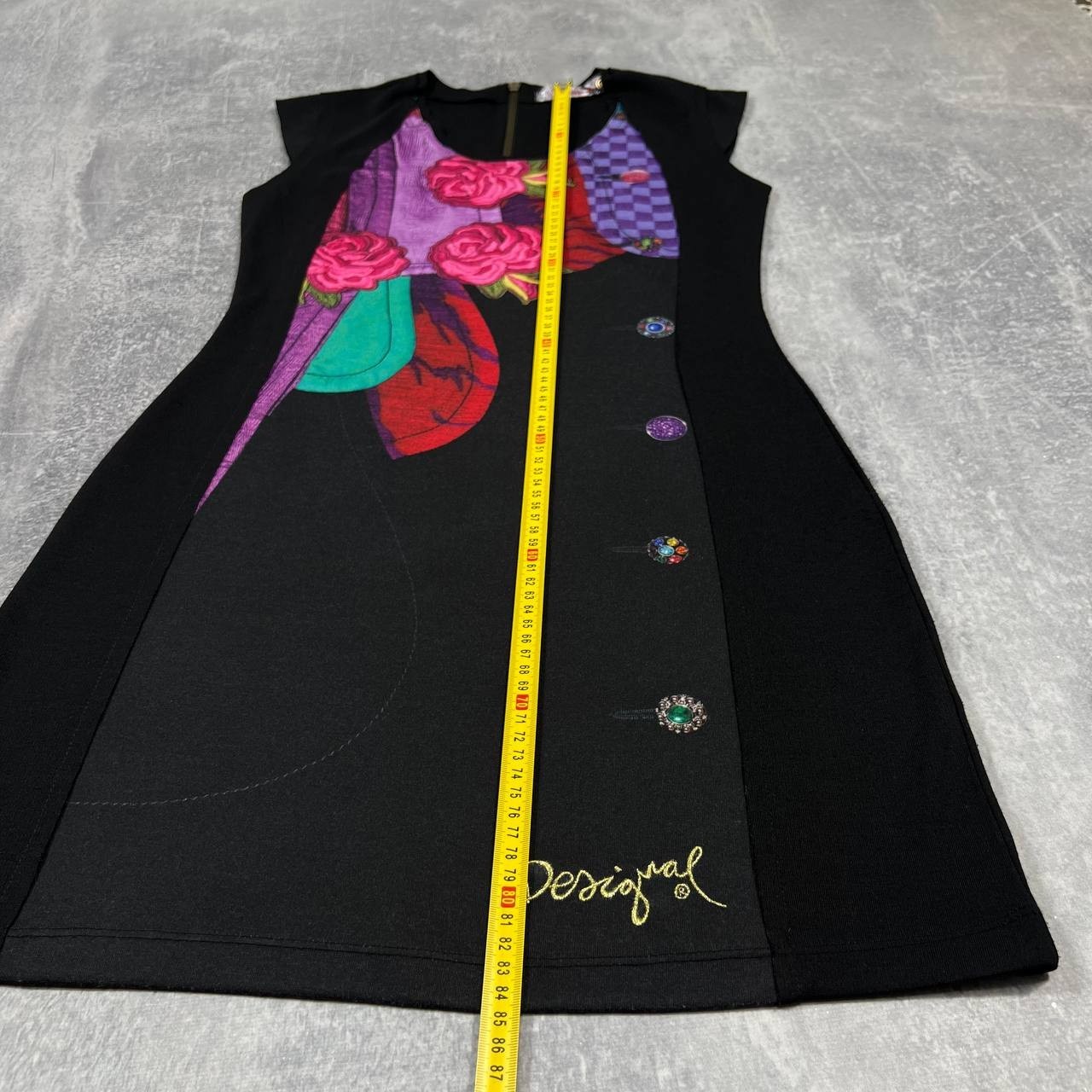 Vintage Y2K Desigual Retro Floral Style Casual Mini Dress