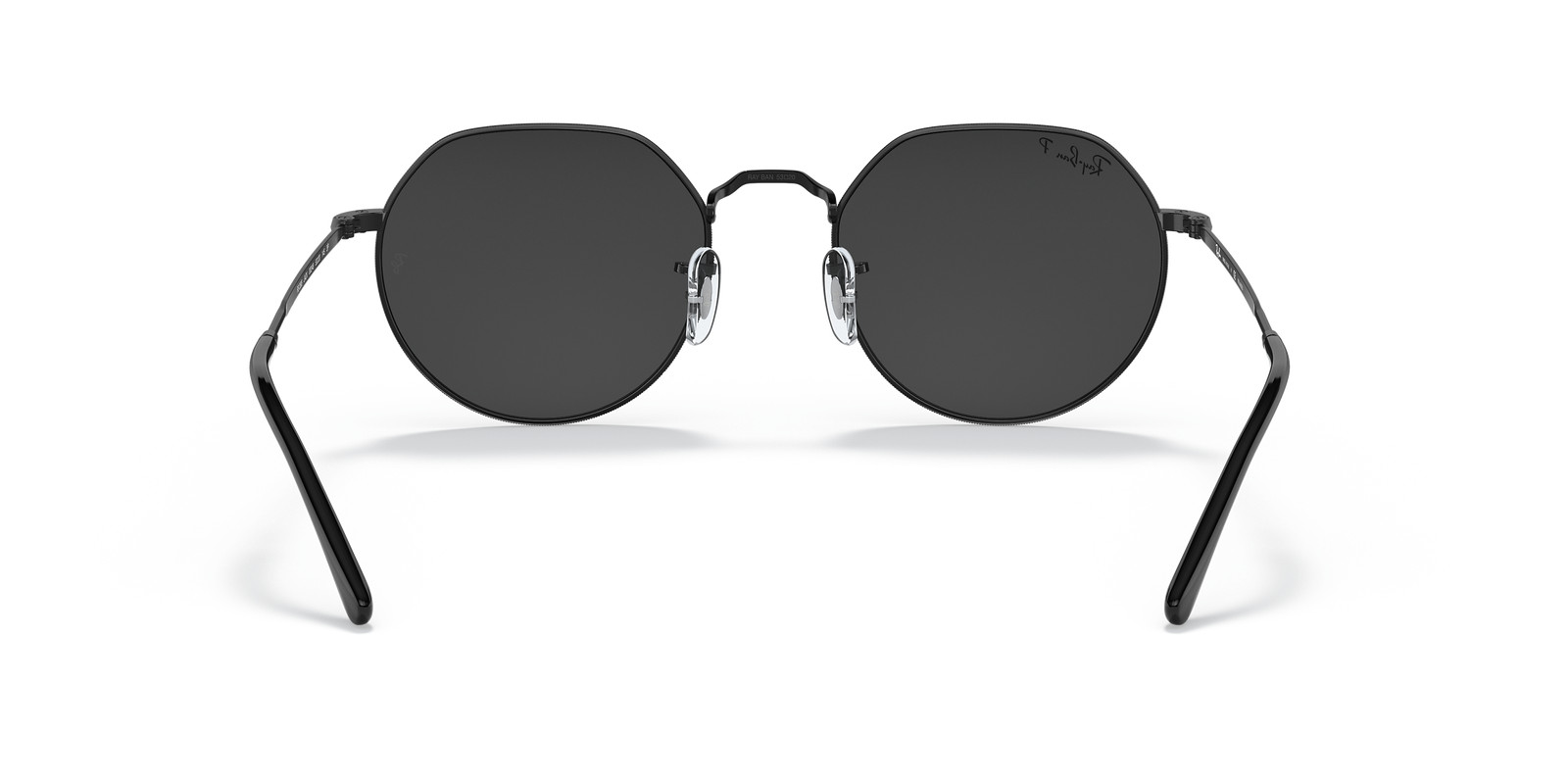 Ray-Ban Jack Polished Black/Black Polarized 53 mm Sunglasses RB3565 002/48 53-20
