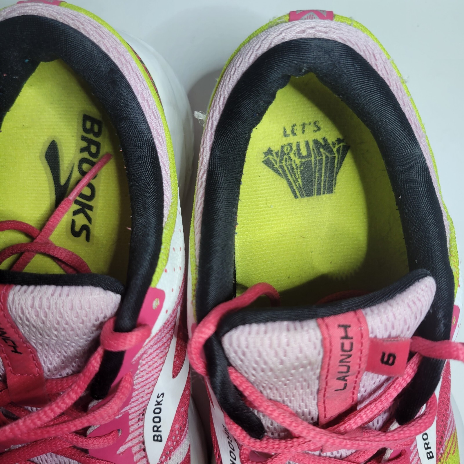 Brooks Launch 6 Womens Shoes Sneakers Size 8 Pink 1202851B685 Running Athletic