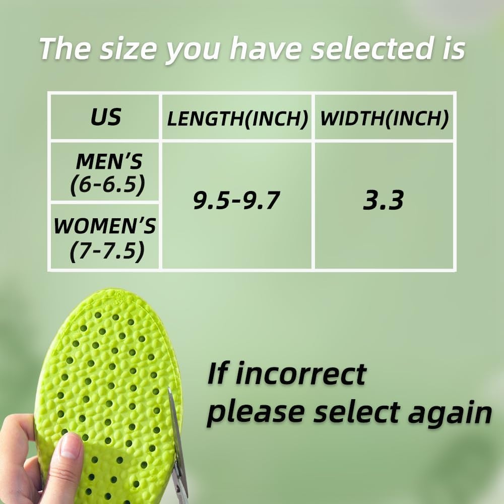 Shoe Insoles for Men Women, Memory Foam Insoles, Best Replacement Shoe Inserts