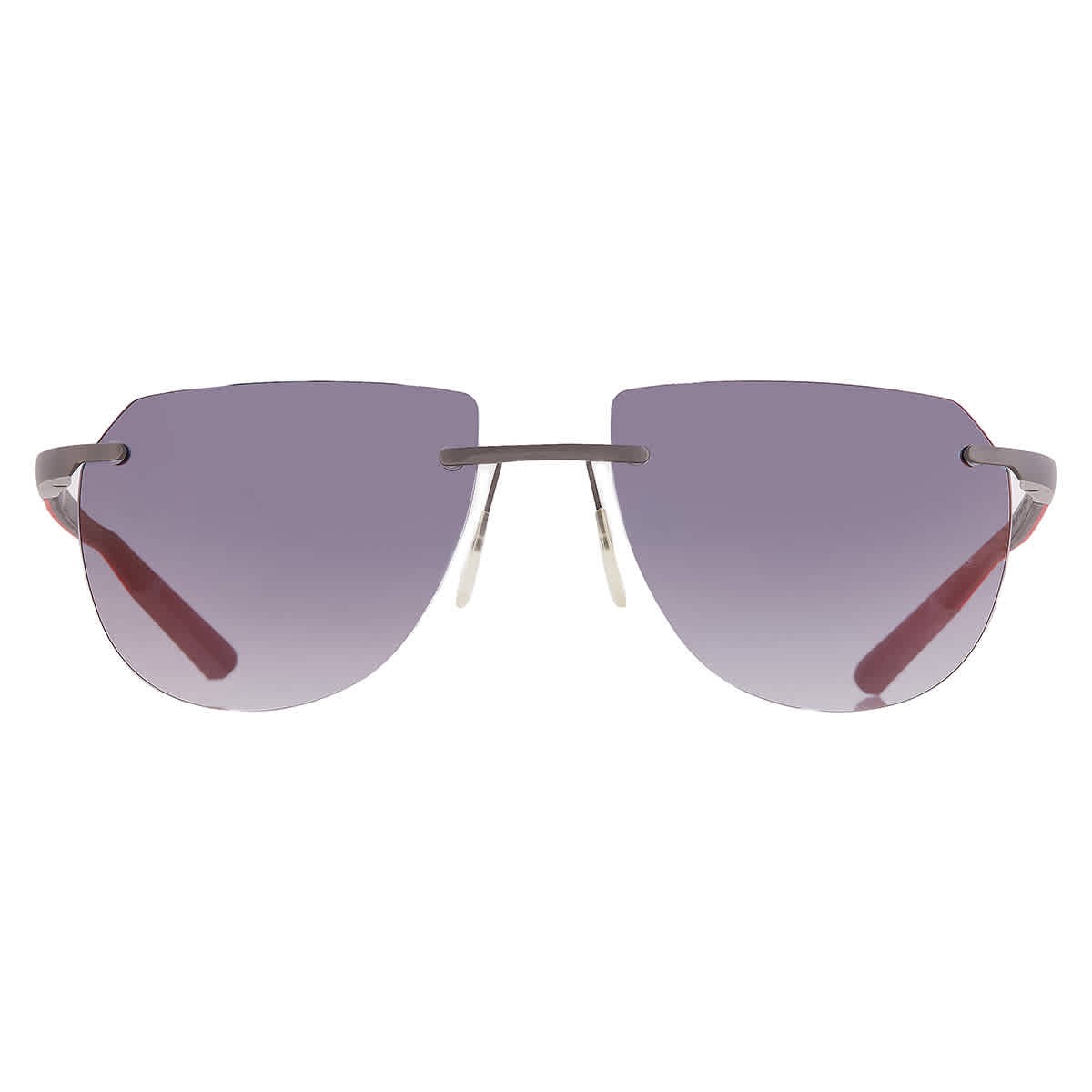 McLaren Gray Gradient Irregular Unisex Sunglasses MLMS-85S01 C01 57