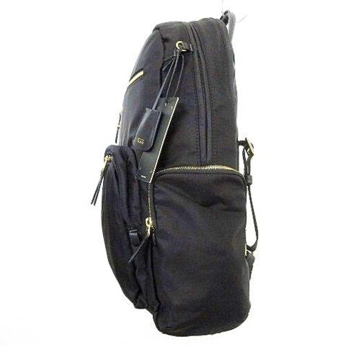 TUMI Voyageur Carson women Backpack Black Gold Hardware 1099631041