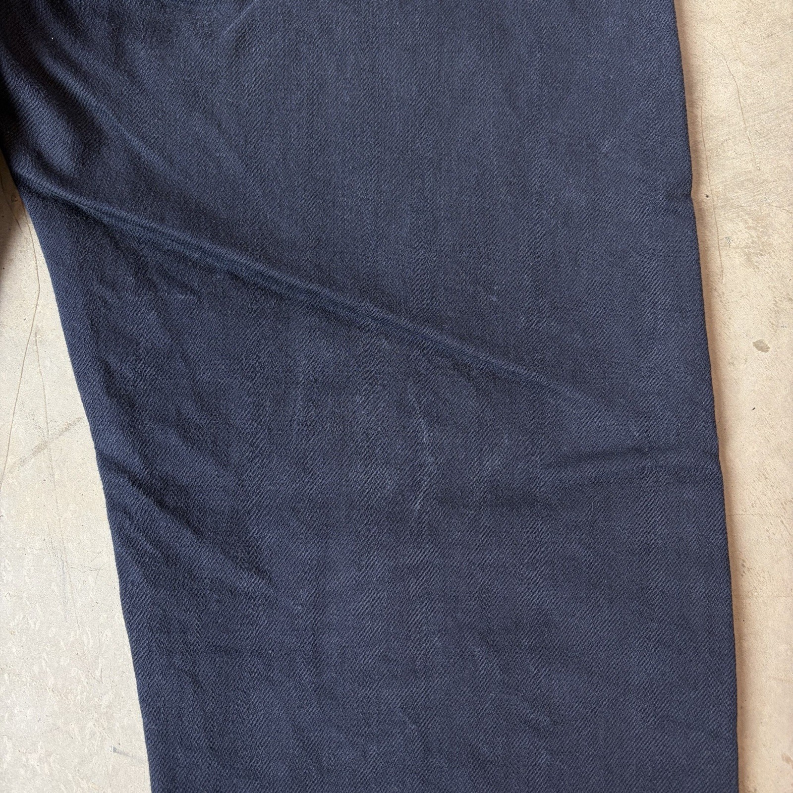 Gustin California Straight Raw Selvedge Jeans Denim Blue Button Fly Men’s 32×34
