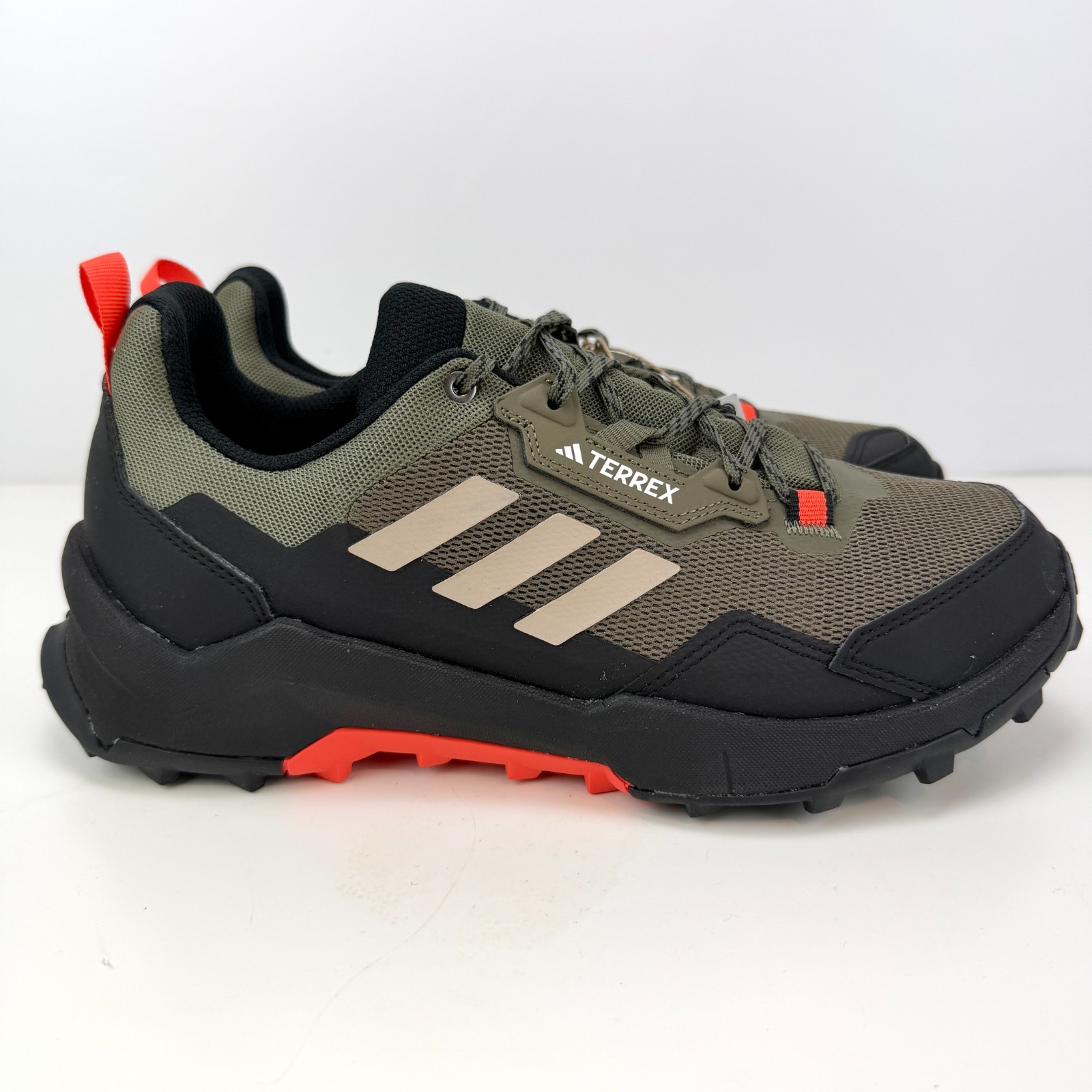 adidas Terrex AX4 Wide Mens Hiking Shoes Olive Green IG8852 Sz 9.5 FIT SMALL