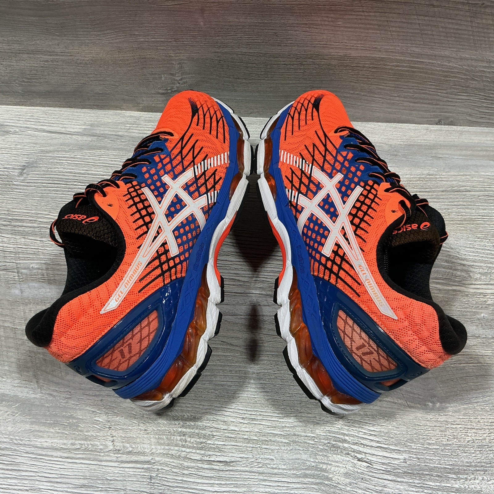 ASICS Gel Cumulus 17 Running Shoes Men’s Size 14 Sneakers Low Mesh Orange T507N
