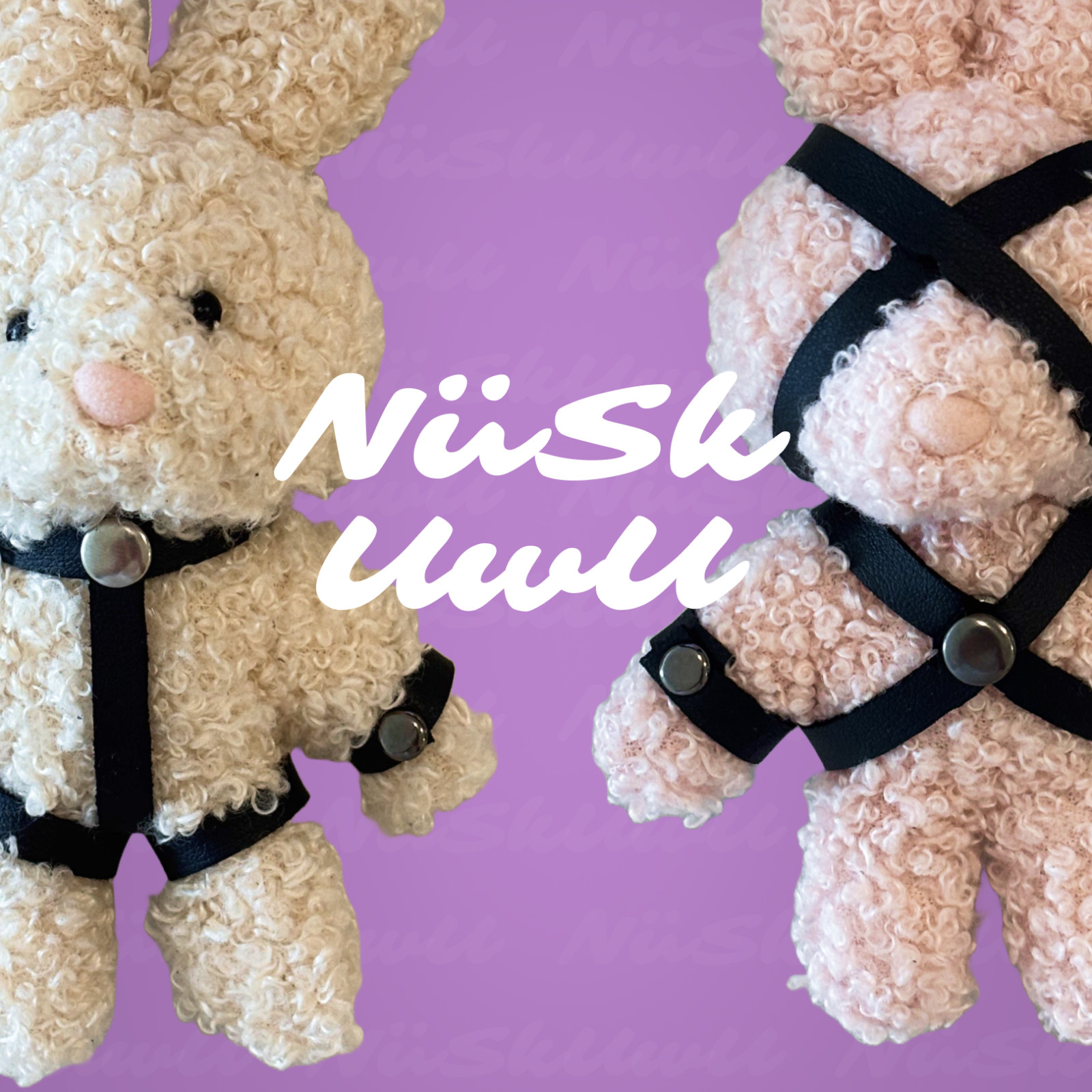 NuskUwU ･ Harness Plush Bunny ❥