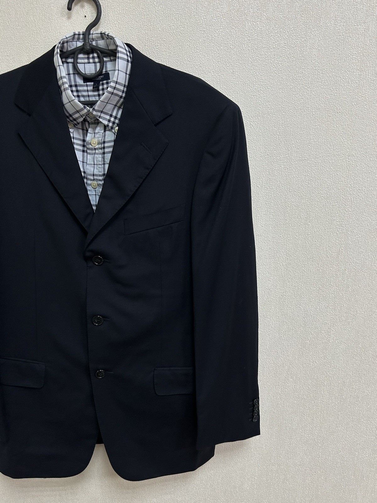 Ermenegildo Zegna Premium Wool Blazer Navy Blue Drop 7 Slim Fit Bemberg EU48 IT7