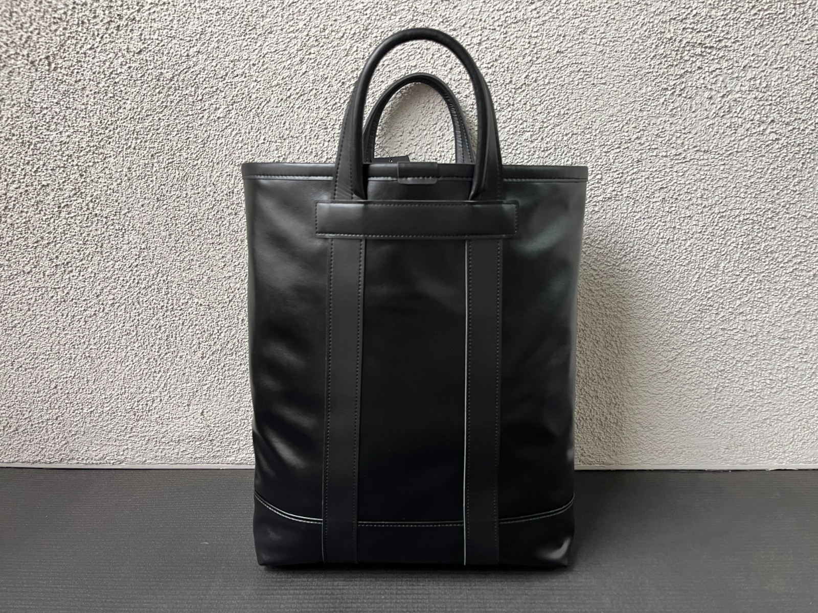 Comme des Garcons Homme Deux Eco-Leather Tote Black DOK20205111