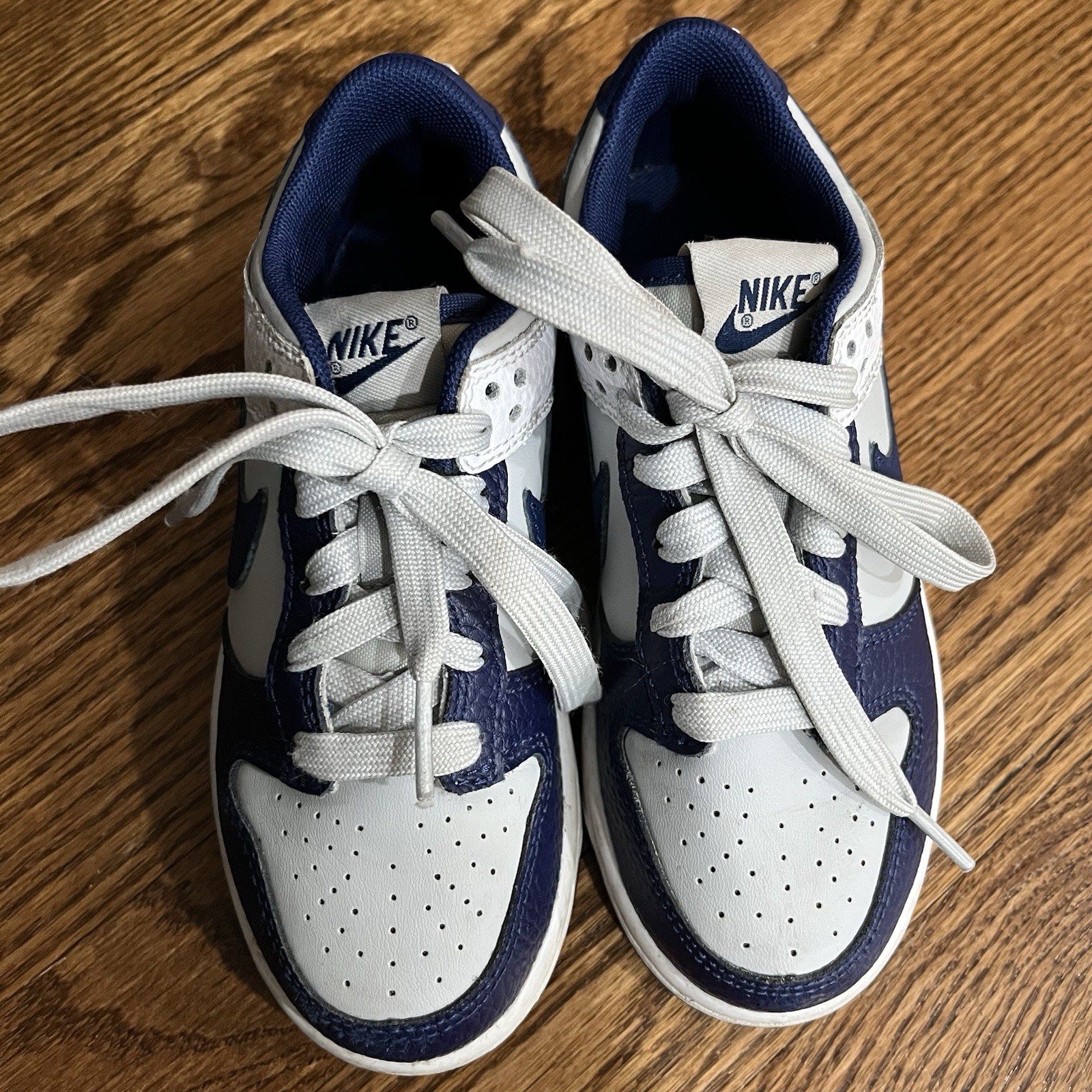 Nike Dunk Low 75th Anniversary Brooklyn Nets PS DC9564-001 Kids Size 12C