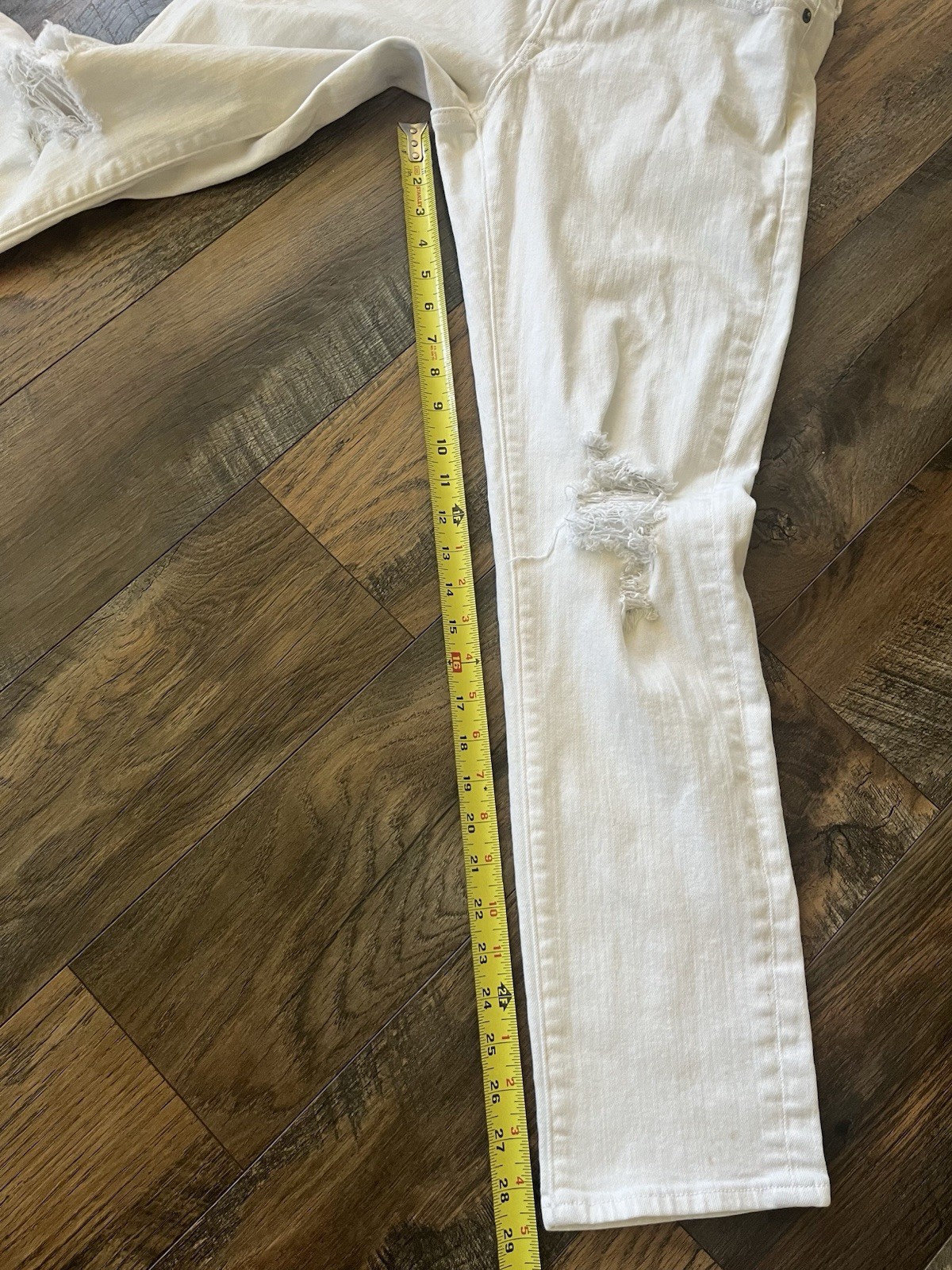 Men’s Abercrombie & Fitch Distressed Rustin Athletic Skinny Stretch Jeans 28×30