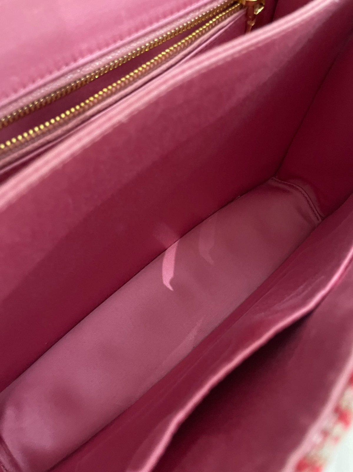 Miu Miu Mini Sunflower Gem Shoulder Bag Pink Leather Italy