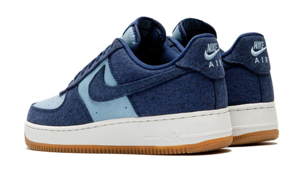 Nike Air Force 1 Low ’07 LV8 Denim Navy Worn Blue IR0951-400 Men’s Size New