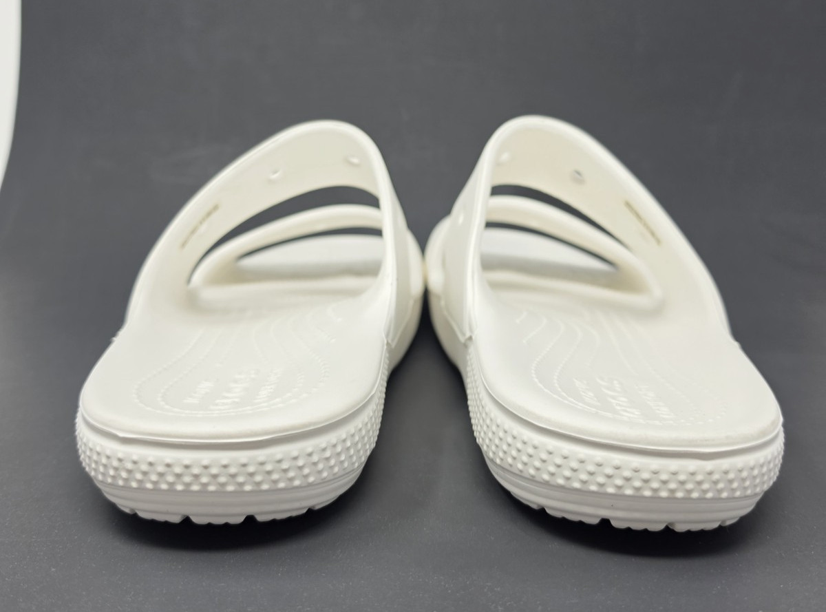Crocs Classic Two Strap Slide White Men’s 10/Women’s 12 New