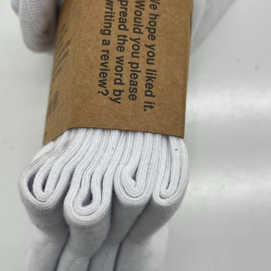 Hugh Ugoli White 4 Pack Knee High Socks Adult One Size NEW