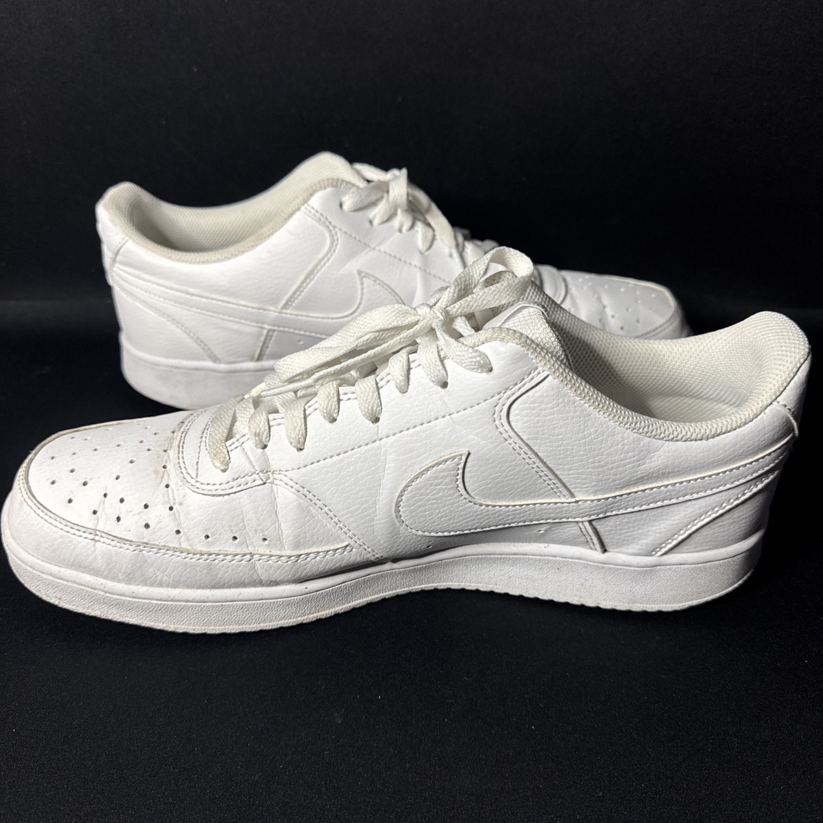 Nike Mens Court Vision DH2987-100 White Casual Shoes Sneakers Size 13