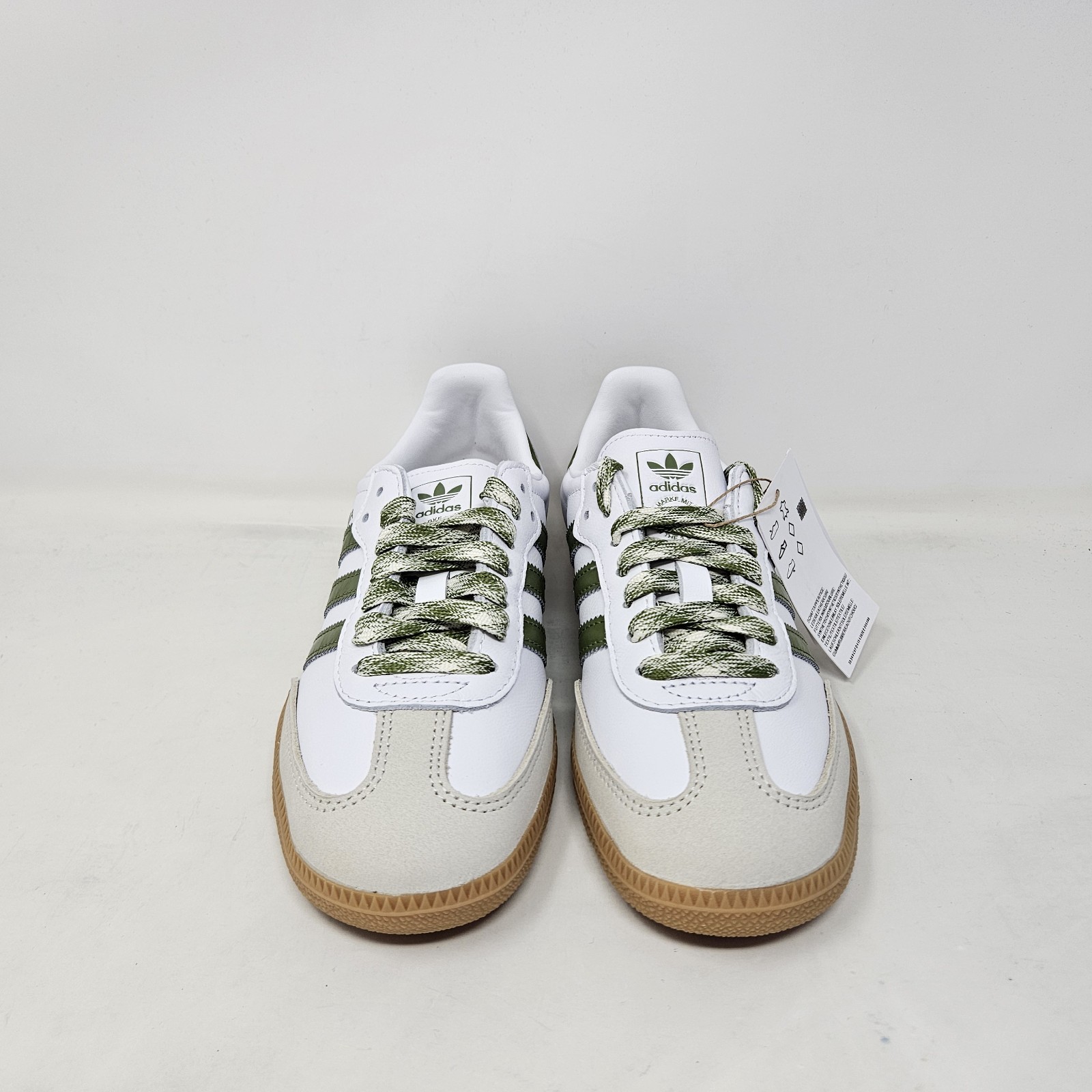 Adidas Samba OG ‘White Tech Olive Gum’ / JS1352 / Women’s Size 6