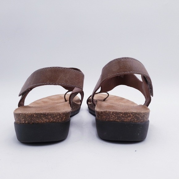 Dansko Reece Brown Leather Sandal Thong Toe Slingback Women’s Size EU 41 US 11