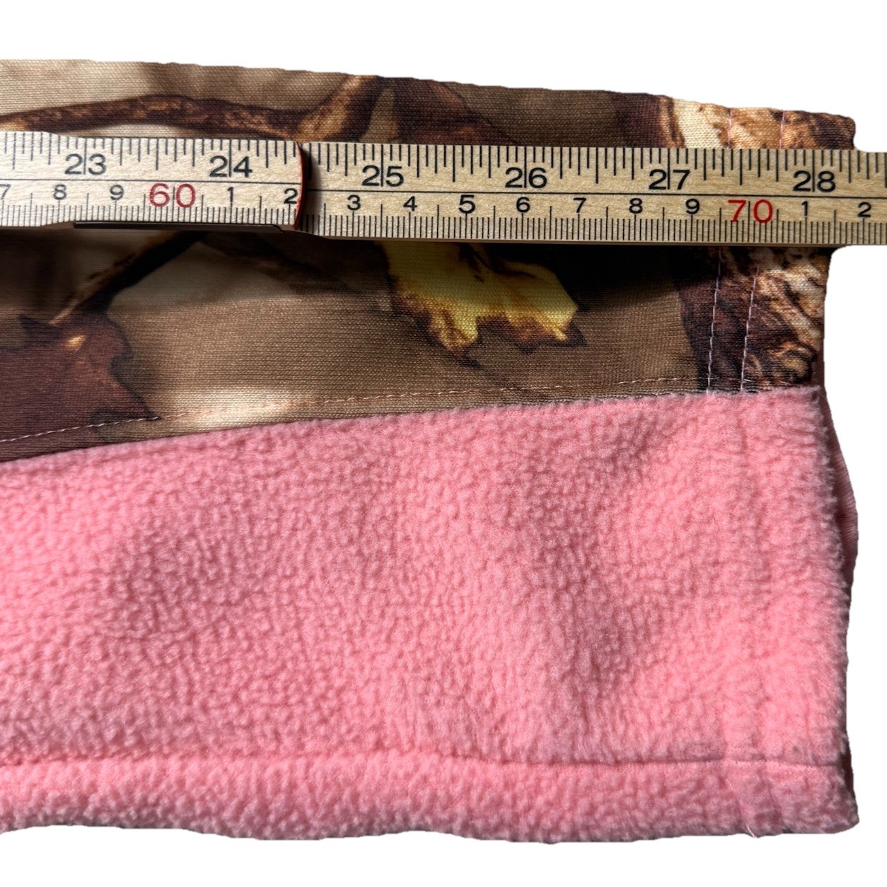 Pink Camo Women’s Fleece 1/4 Zip Small Master Sports Women