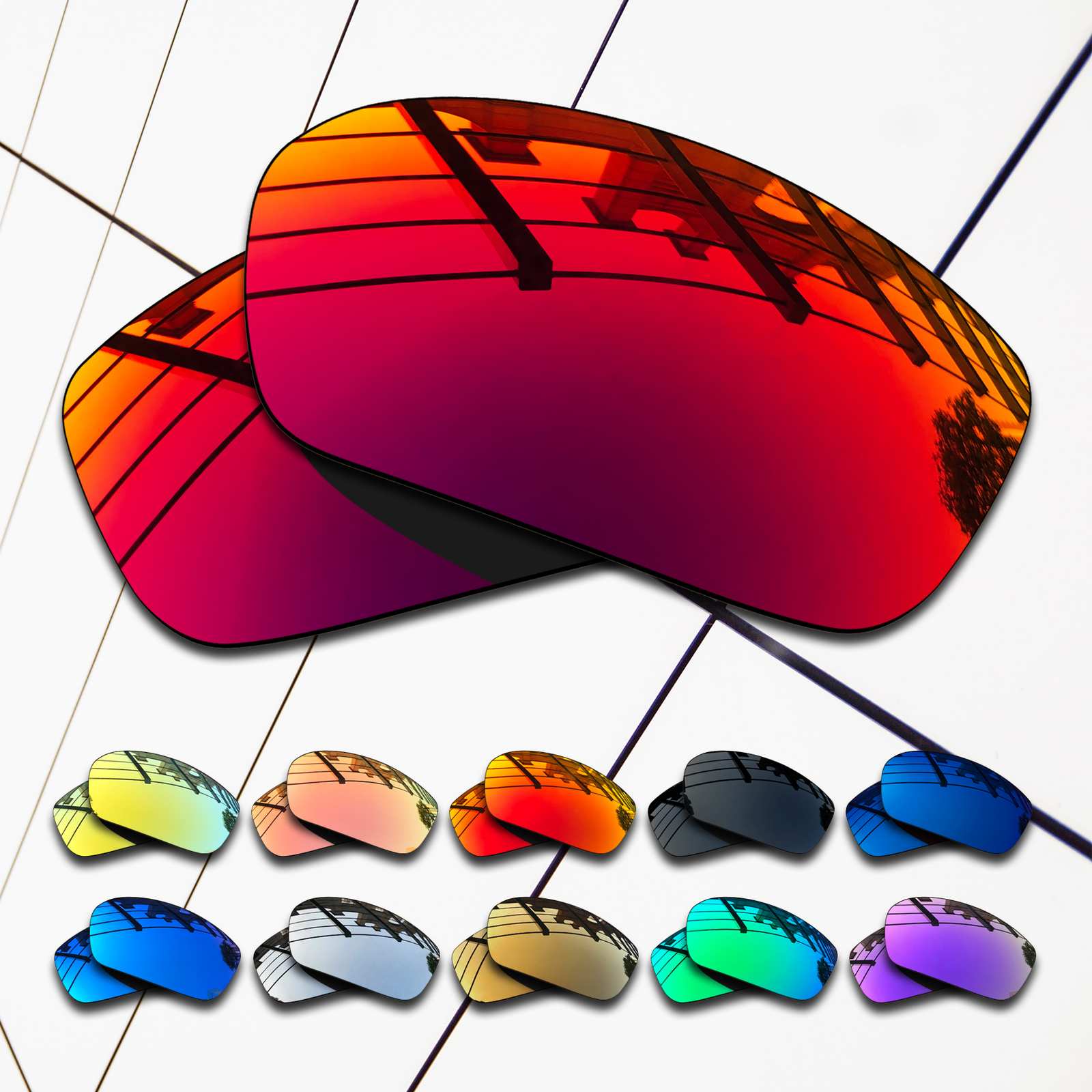 TRUE POLARIZED Replacement Lenses for-Oakley Straightlink OO9331 Multi-Colors