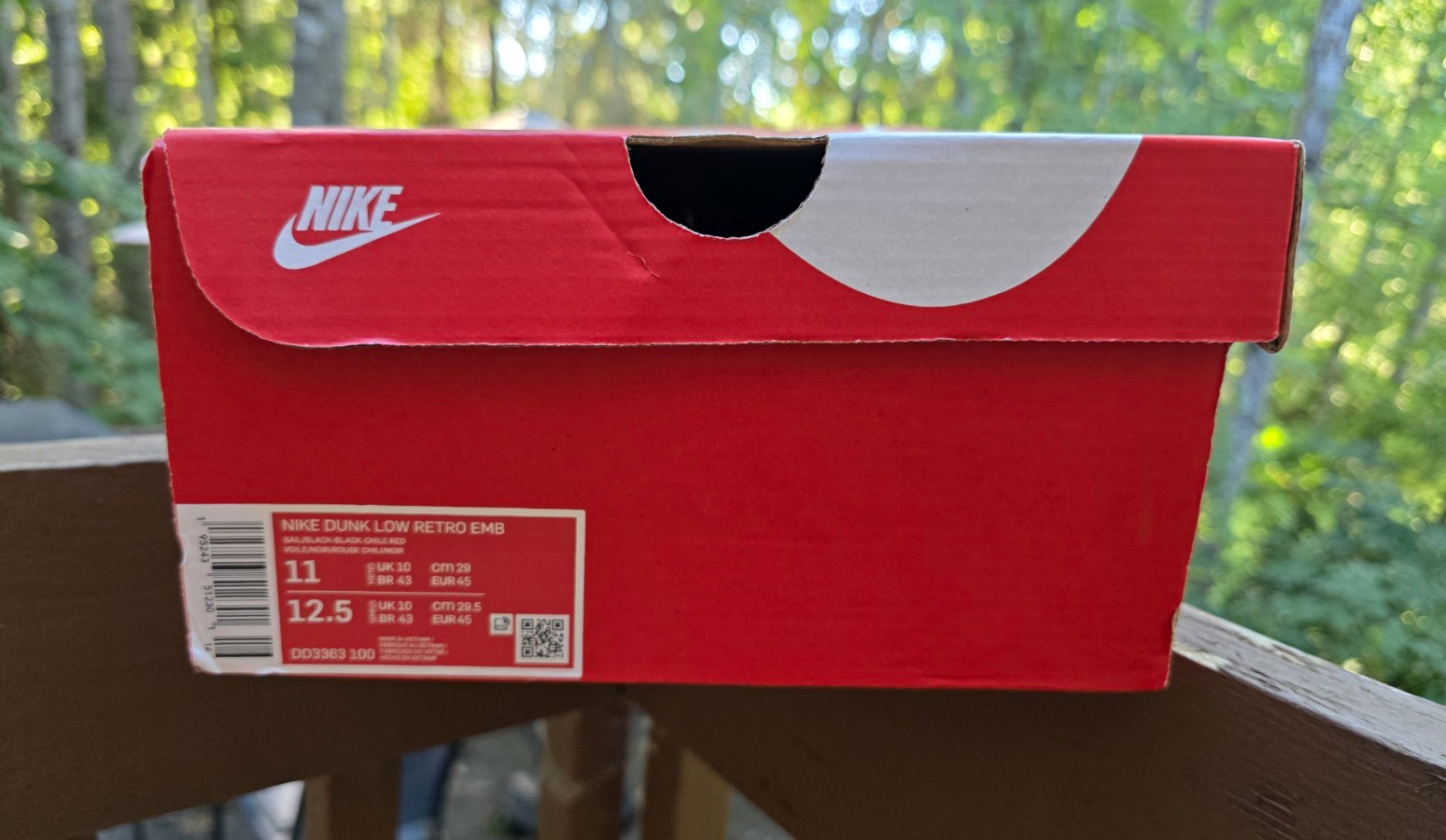 Nike Dunk Low Retro EMB NBA 75th Anniversary Bulls Please See Custom Paint Heel