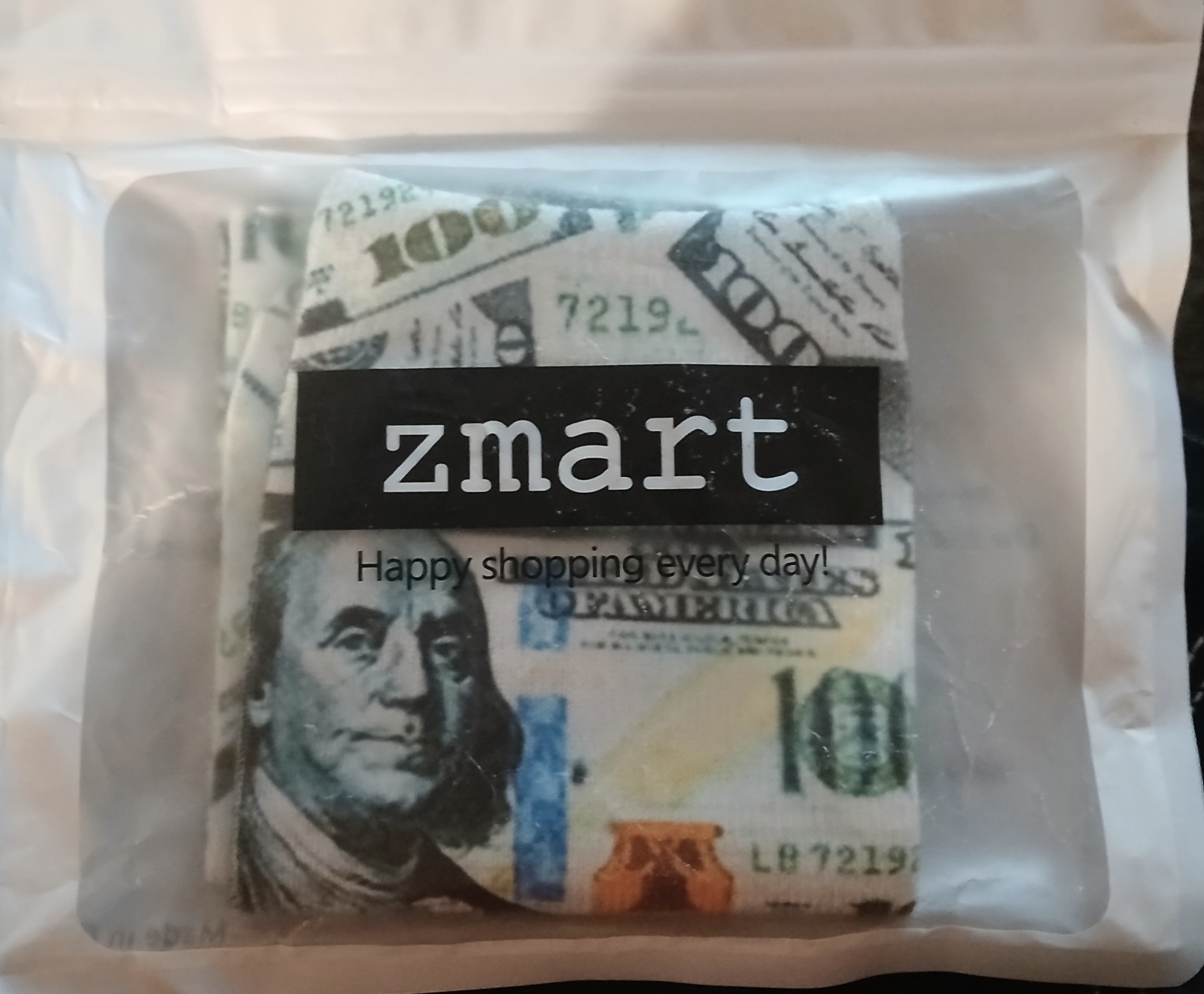 Zmart Blueface $100 Socks. Adult Unisex NIP