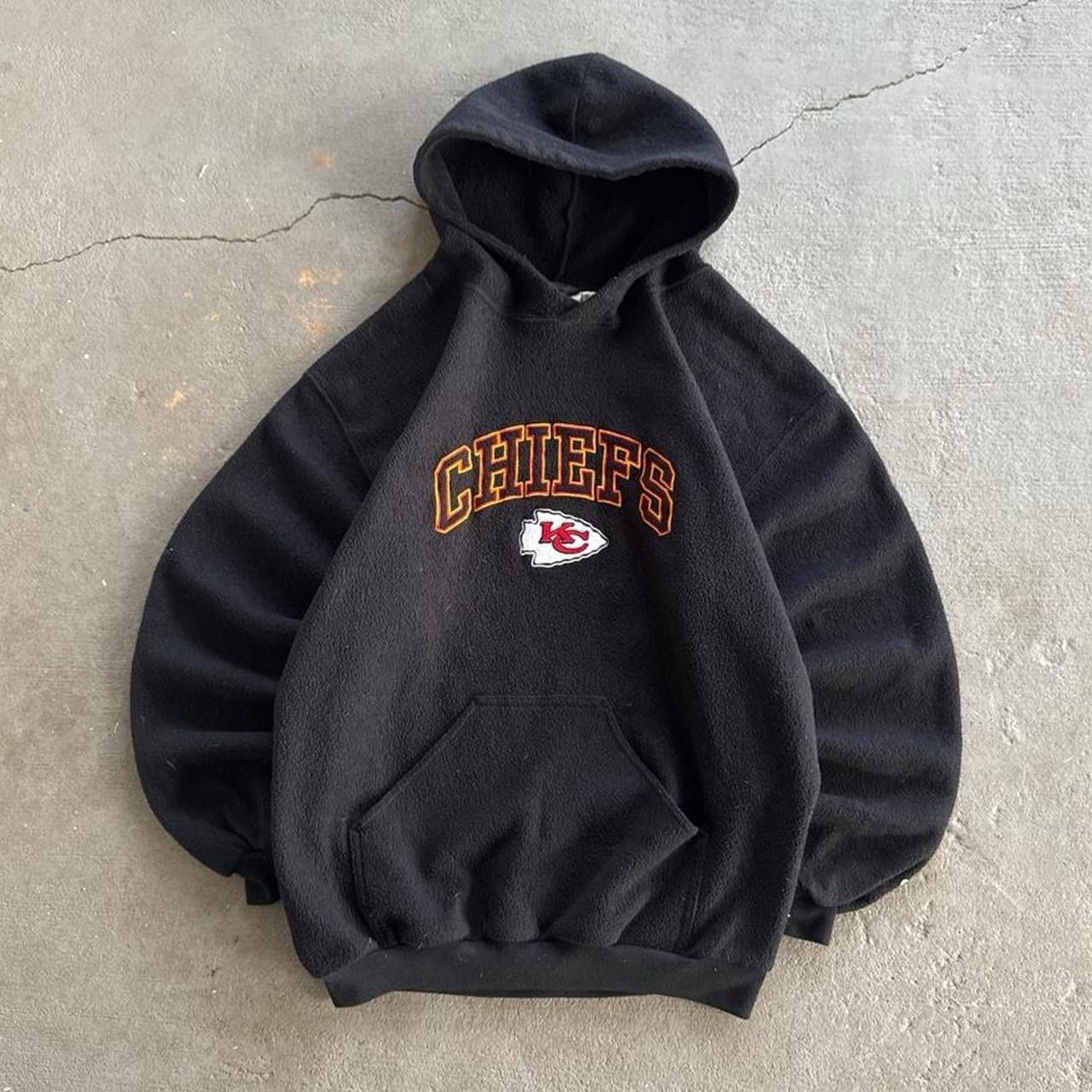 Vintage 90s 2000s Logo Athletic NFL Kansas City Chiefs Fleece Embroidered Hoodie
