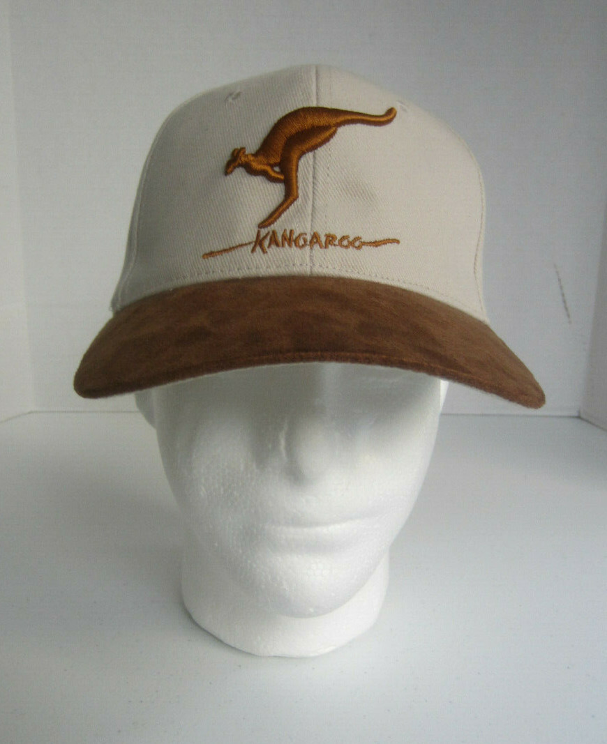 Australia Two-Toned Adjustable Baseball Cap w/ Embroidered Kangaroo NWT