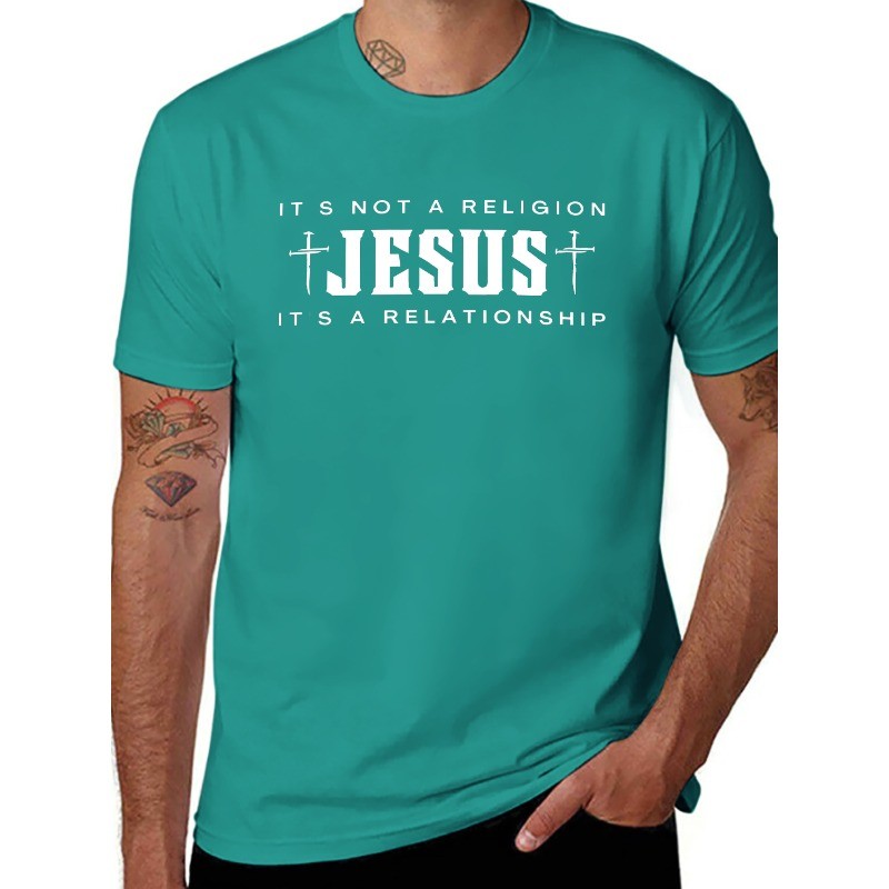 Jesus Not A Religion It’s A Relationship Christian Quote T-Shirt
