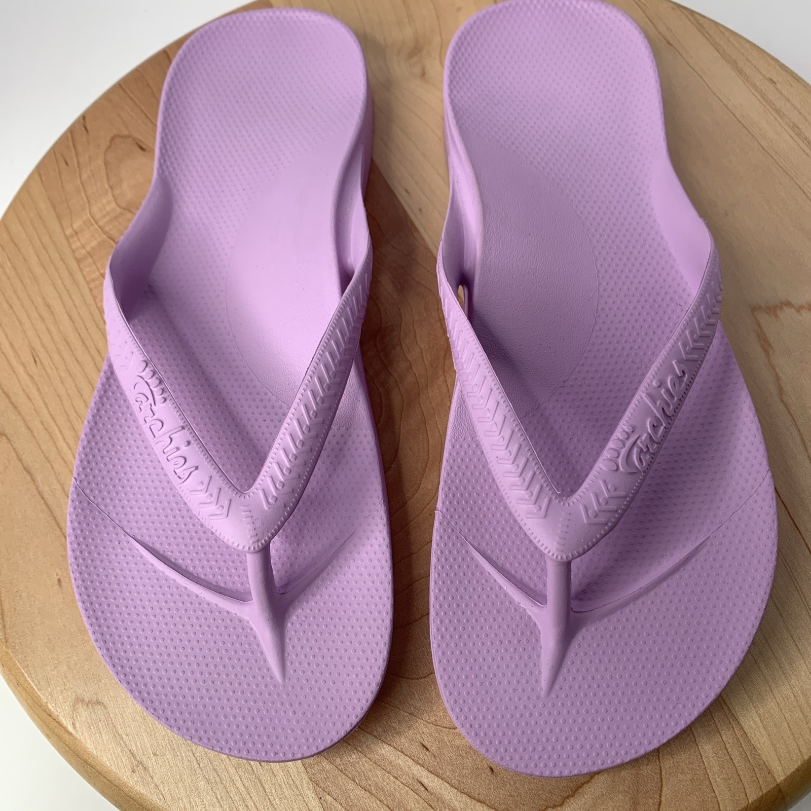 Archie’s Comfort Flip Flops Lilac New Women’s Size 8 Arch Support