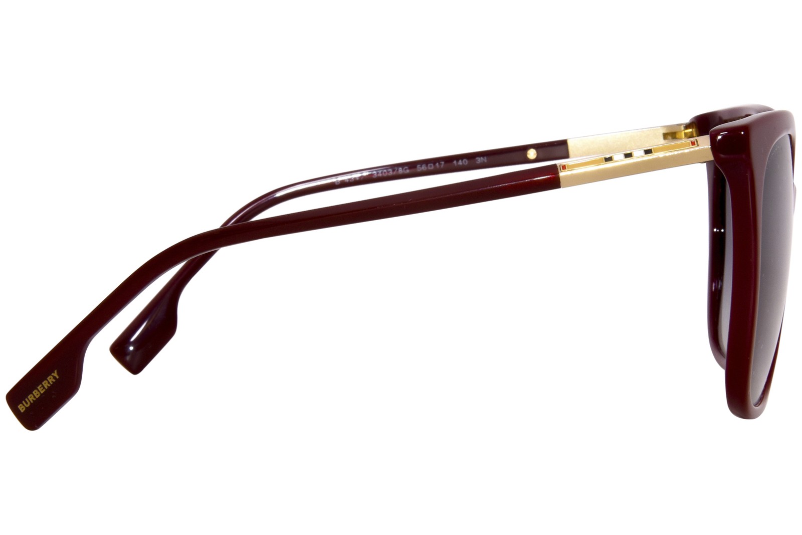 Burberry Emily BE4347 34038G Sunglasses Women’s Bordeaux/Grey Gradient 56mm