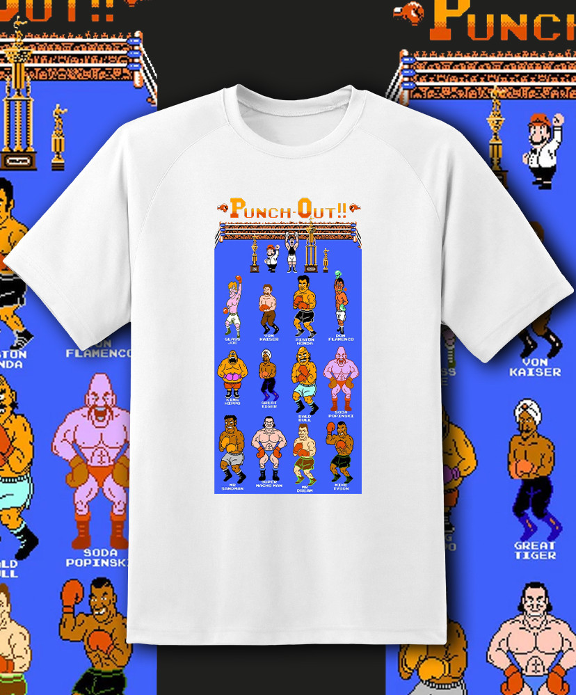 Super Punch Out Characters NES T Shirt Youth M – Adult 6XL!