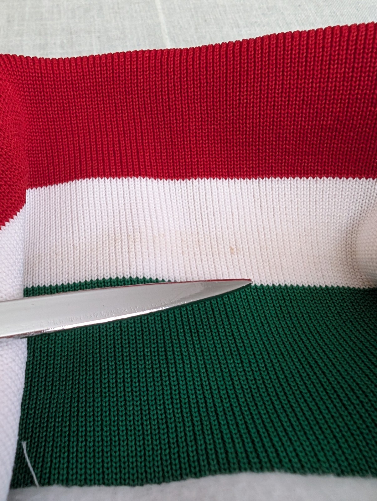Vintage King Louie Italia Jacket Mens XL White Varsity USA Company Name Read**