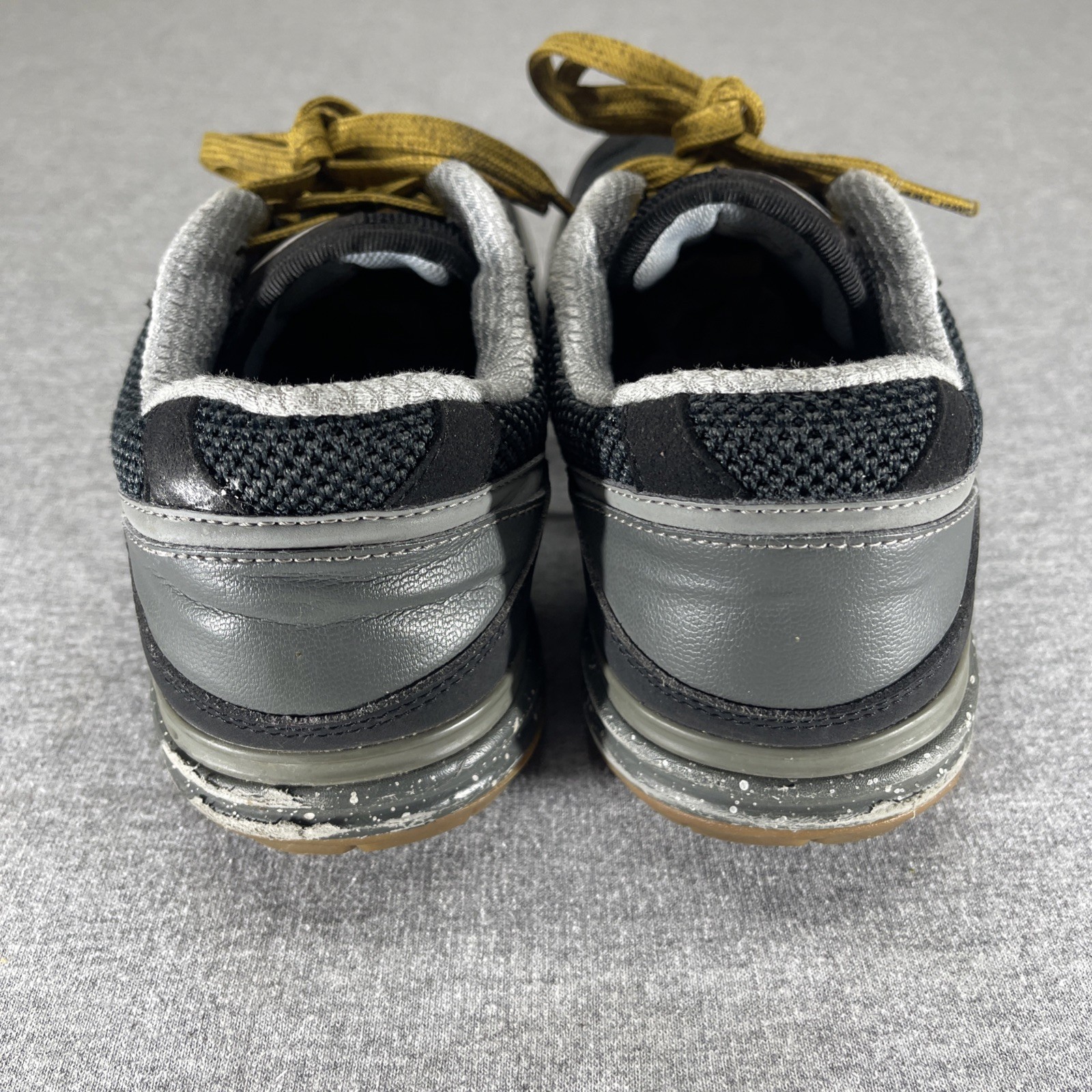 LEMS Trailhead Mens 8.5 Onyx Black Low Top Lightweight Hiking Sneakers Shoes