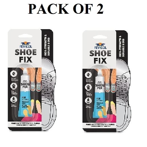2X Fevicol Shoefix High Strength Durable Shoe Repair Adhesive (20ml)