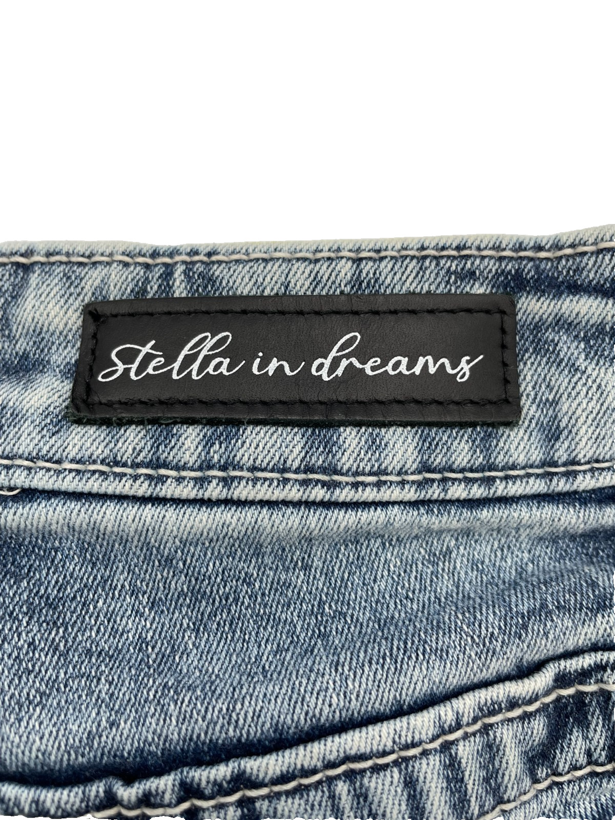 Stella In Dreams Bootcut Jeans 7/28 Western Longhorn Embroidered Bling Pockets