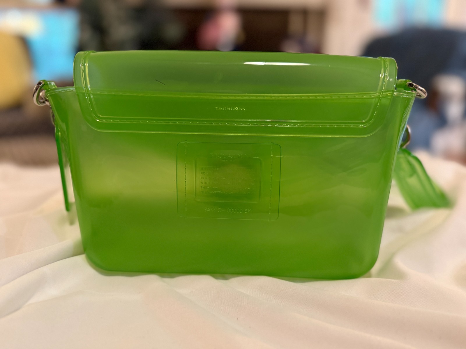 Coach Jelly Tabby Green (Used) Rare Limited Edition Crossbody/Wristlet CH748