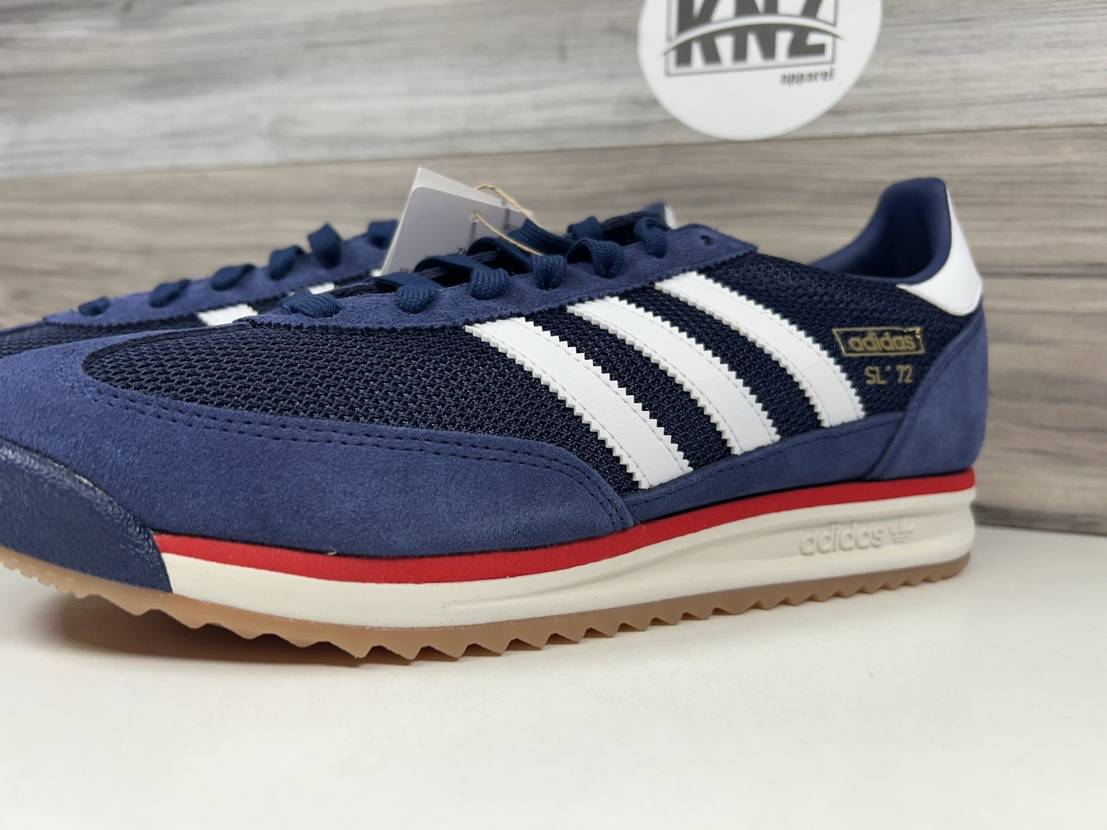 **Adidas SL 72 RS Dark Blue White Red Casual (JQ9797) Authentic Men’s shoes