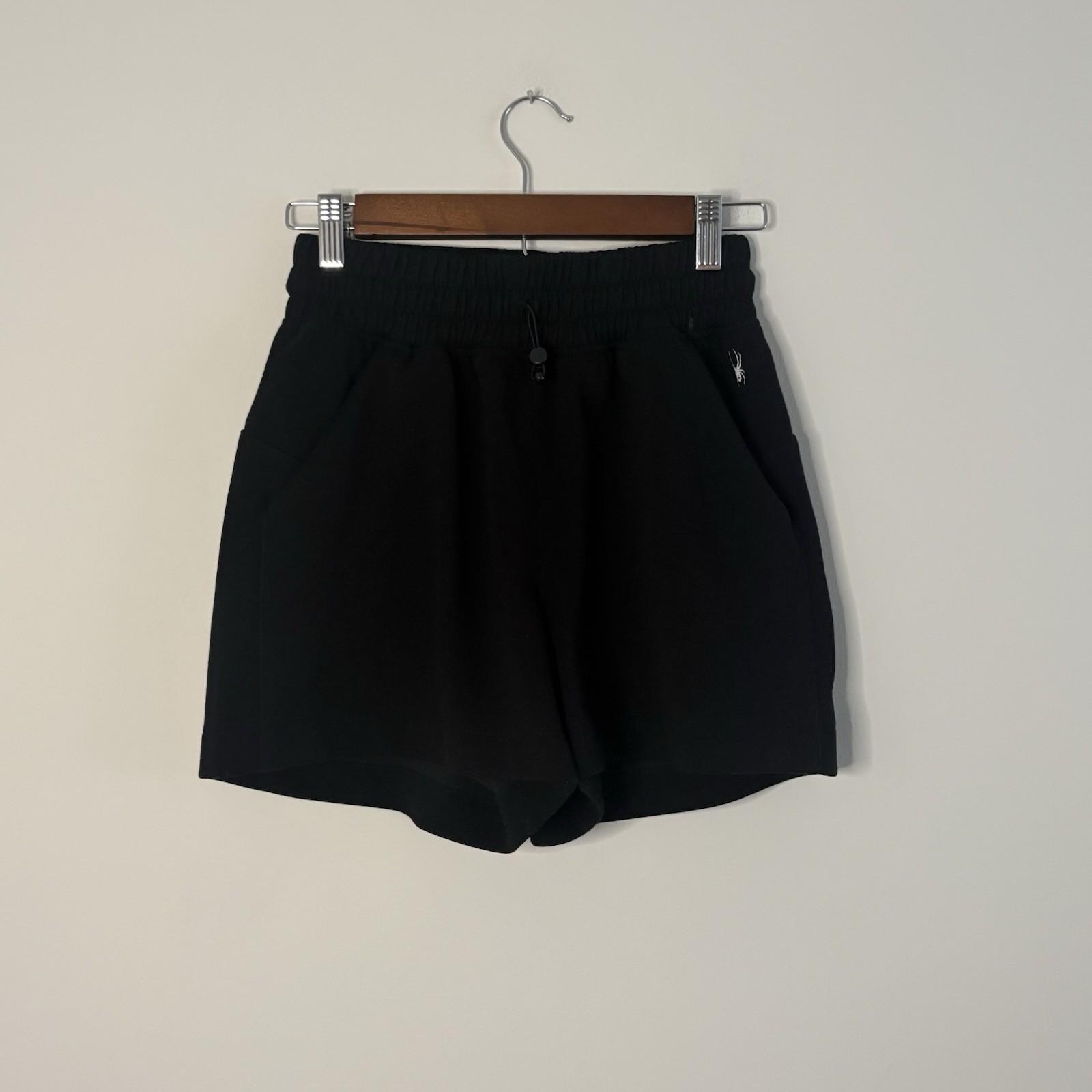 Spyder Women’s Black Small Shorts Sweat Cozy Comfort Leisure R6
