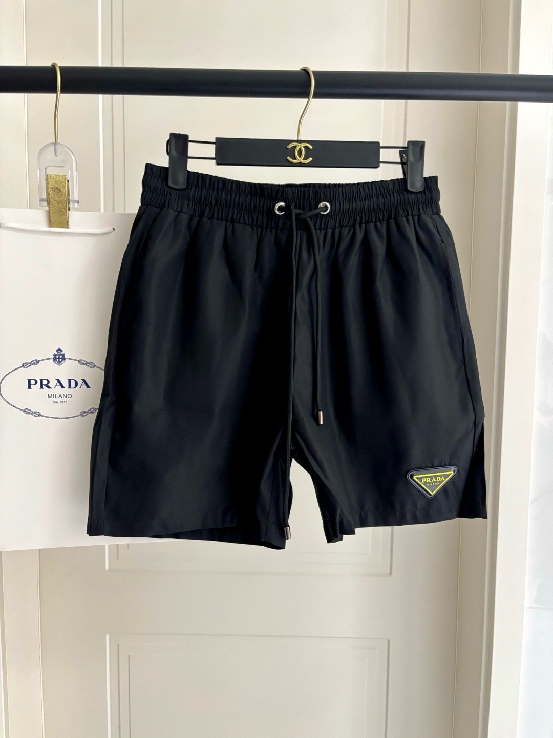 Prada’s new summer beach shorts, five quarter shorts