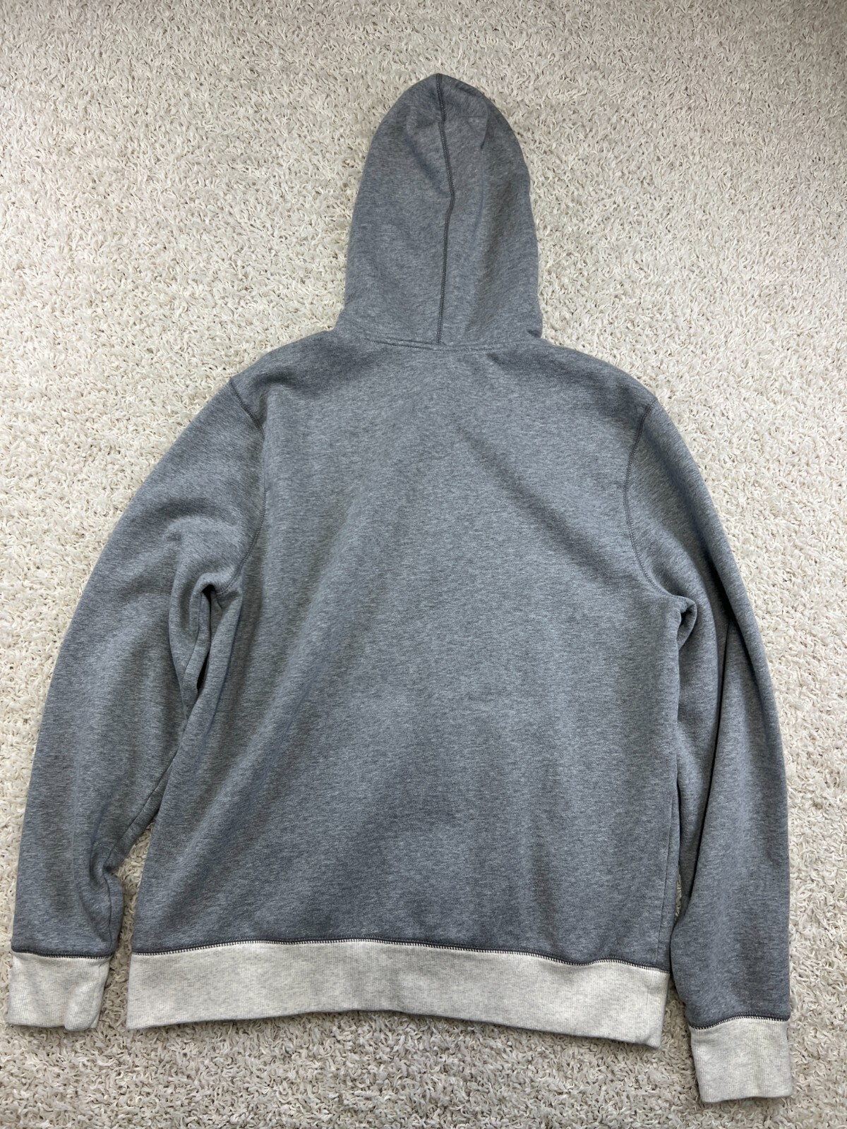 Champion Hoodie Sweatshirt Mens Large Gray GOATS Graphic Pocket Casual Leisure