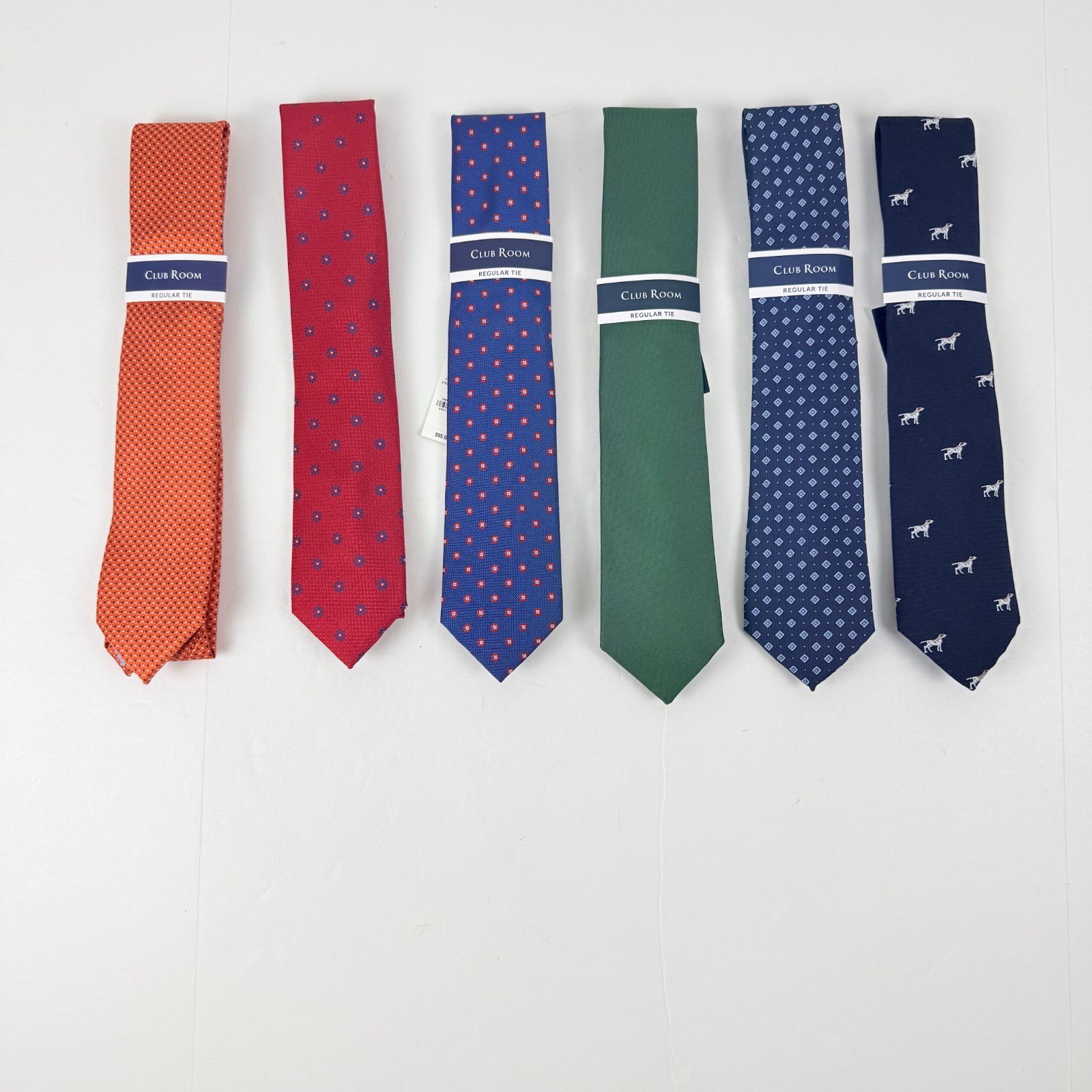 Club Room Men’s Premium Ties Assorted Business Office Formal New Fast Ship -O/S