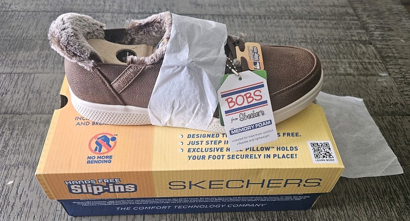 New SKECHERS WOMEN’S SKIP CUTE-B CUTE SNUG 114818/CHOC VEGAN LEATHER WALKING 8.5