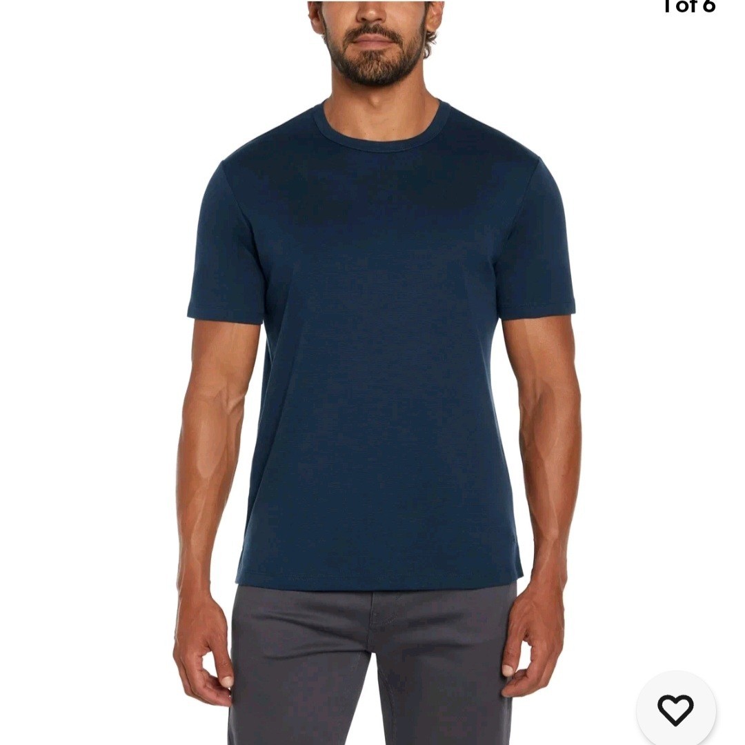 Banana Republic Men’s Luxe Touch Tee Navy Blue T-Shirt Size M NWT