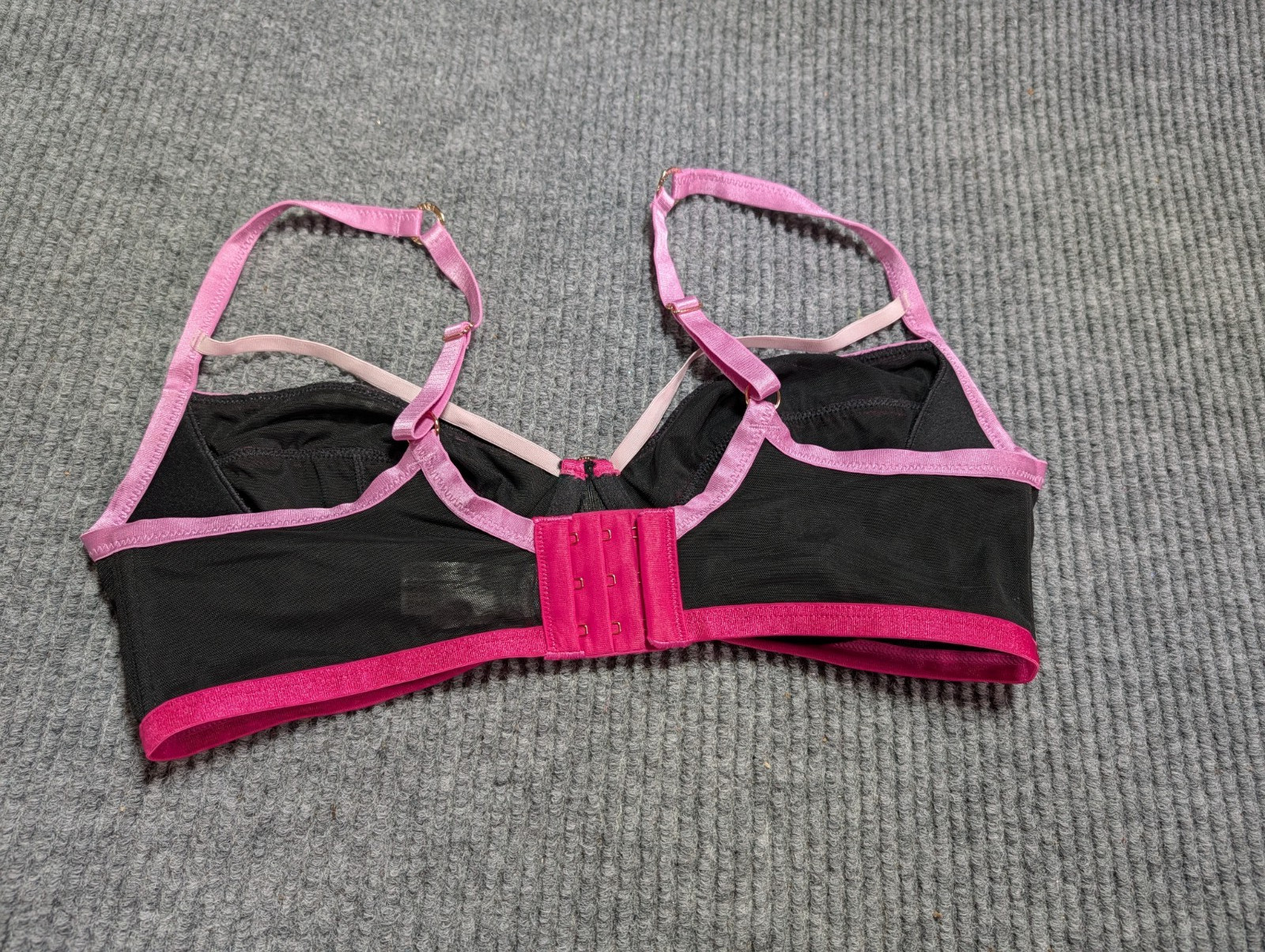 Sofia Intimates By Sophia Vergara Multicolor Bra Semi Sheer 36D Mesh Balconette