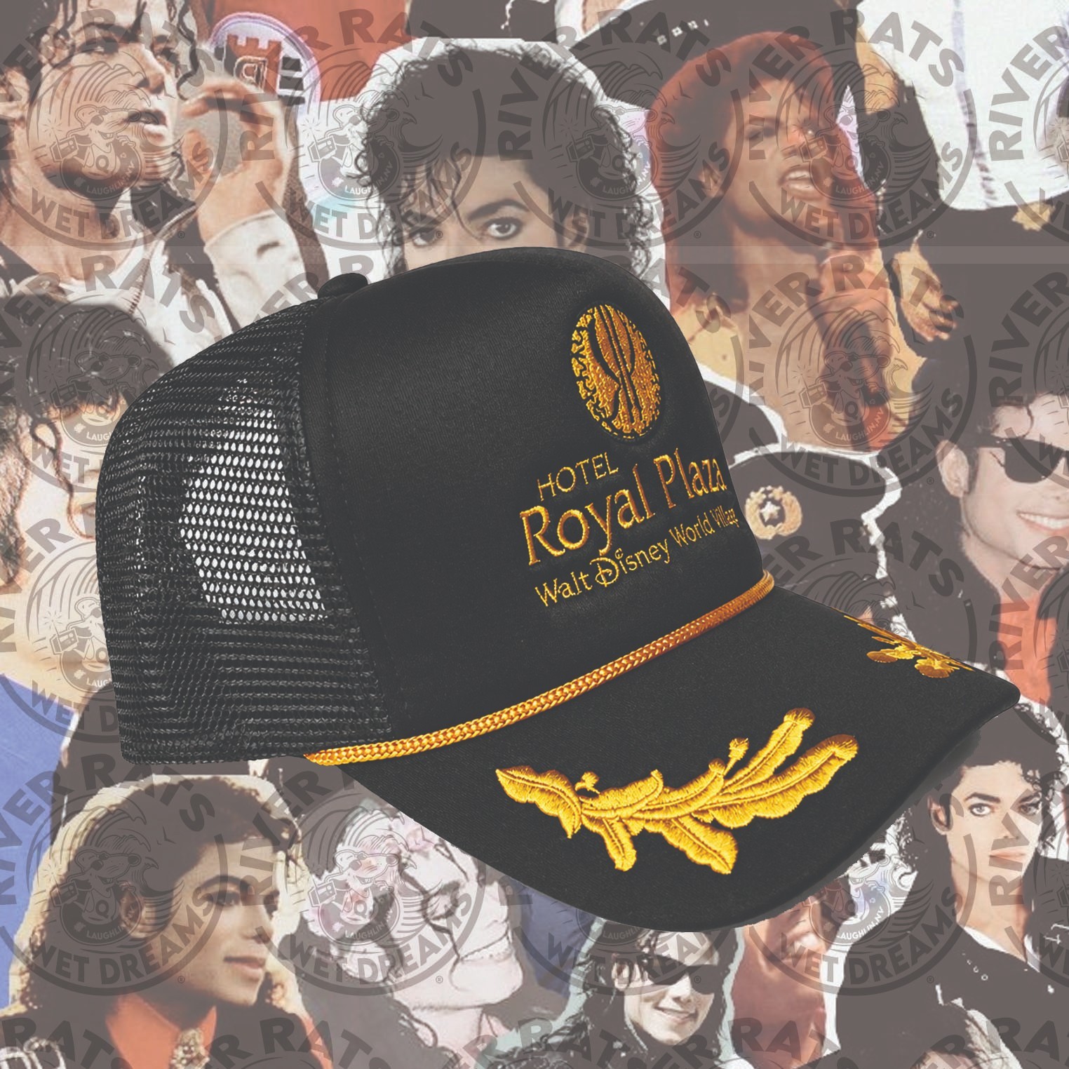 Michael Jackson MJ Movie Cap Hotel Royal Plaza Hat USA Made Fast Shipping!