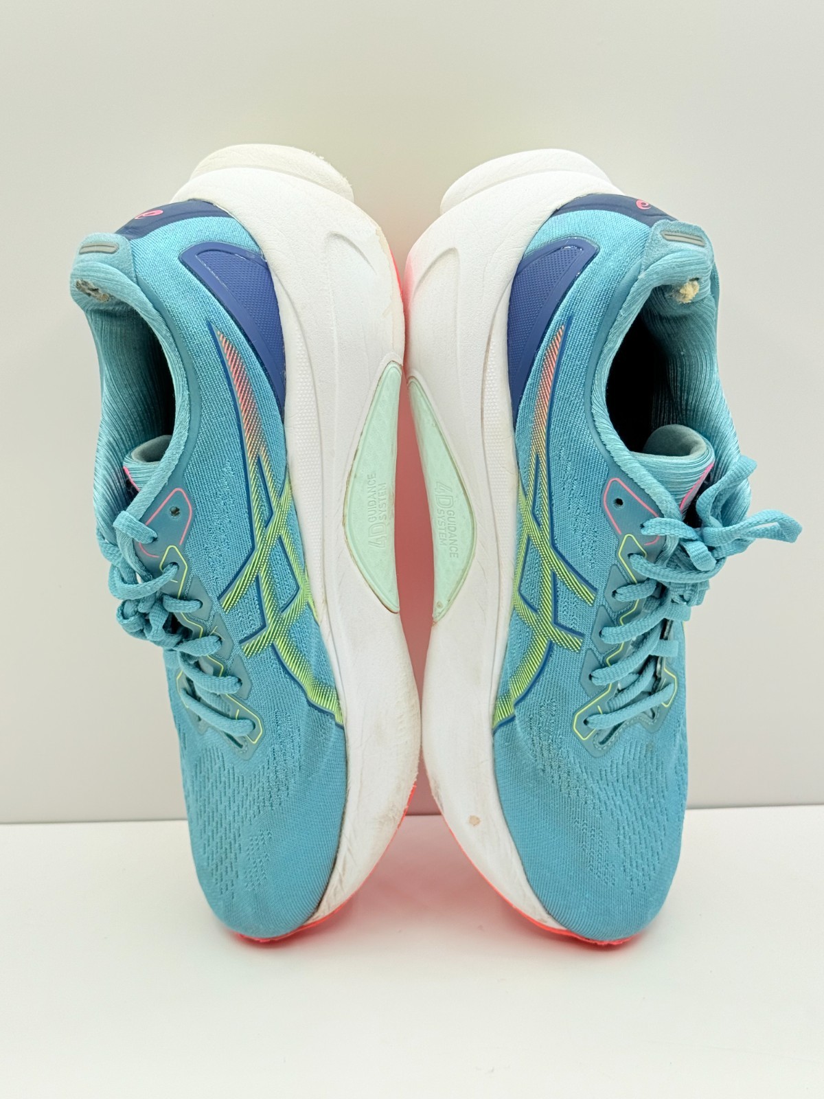 Size 10.5 ASICS Gel Kayano 30 Womens Blue Running Shoes Sneaker 1012B357