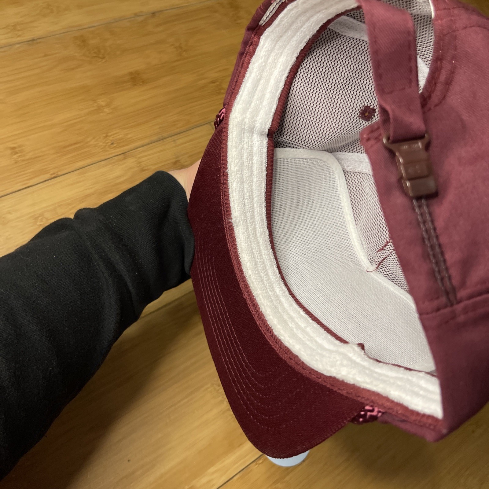 Vintage Midwest Towers MT Chickasha, OK Burgundy Maroon Zipper Trucker Hat CLEAN