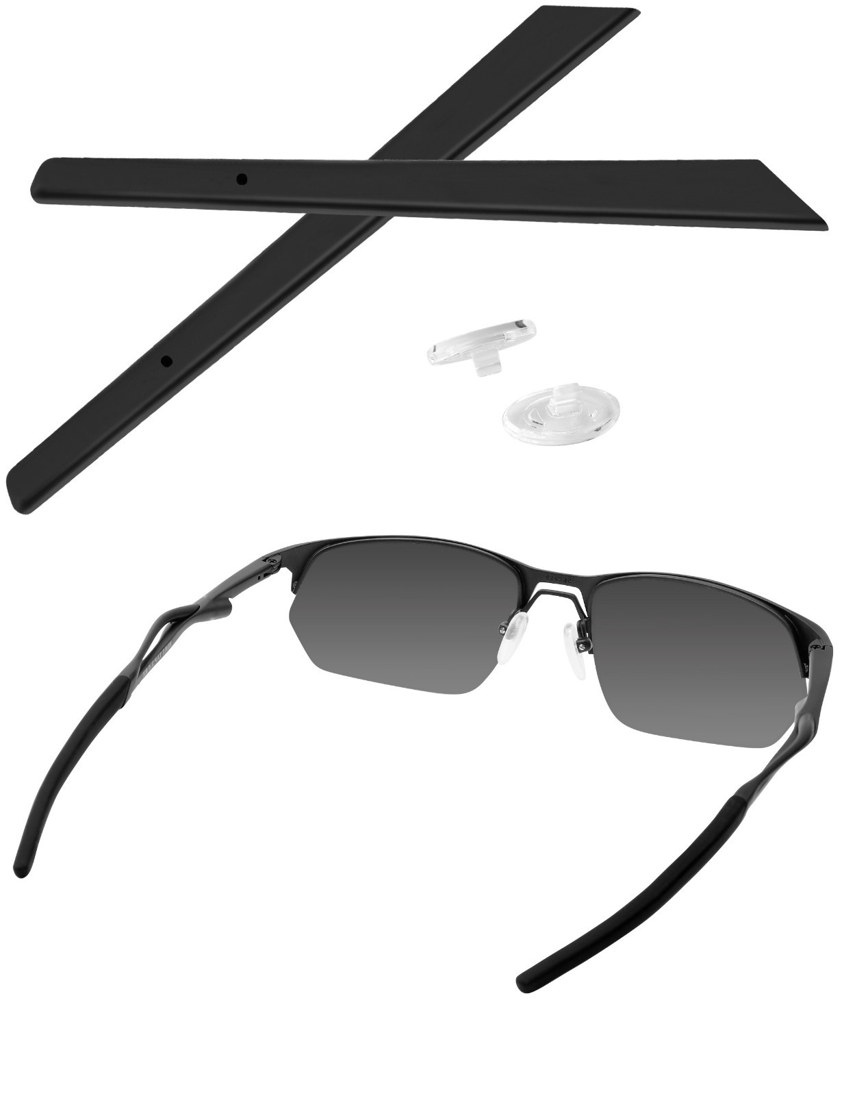 Replacement Earsocks NosePads Rubber Kits for Oakley Wire Tap 2.0 OO4145 OX5152