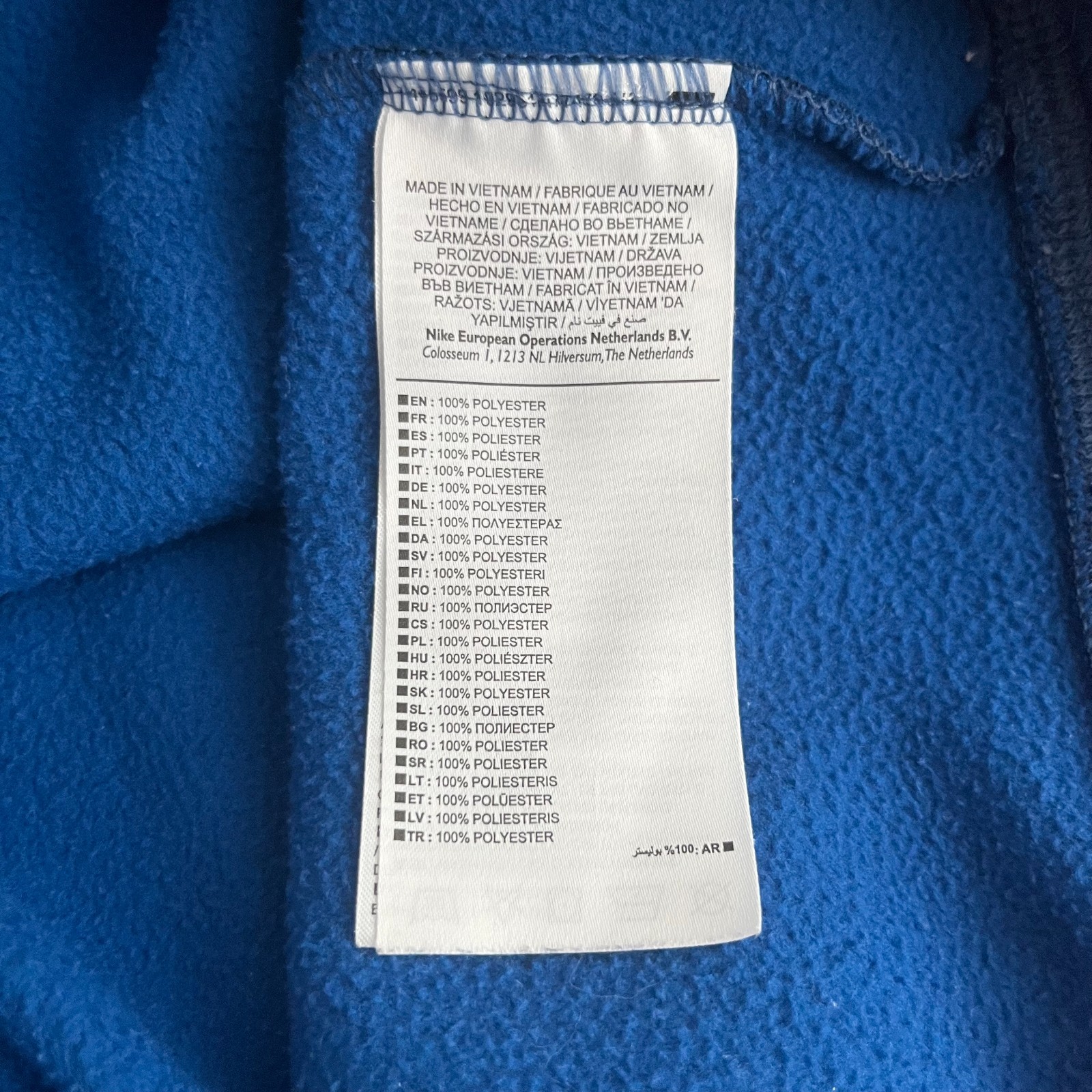 Nike Golf Therma Repel Mens Medium Blue Half Zip Pullover Long Sleeve Active